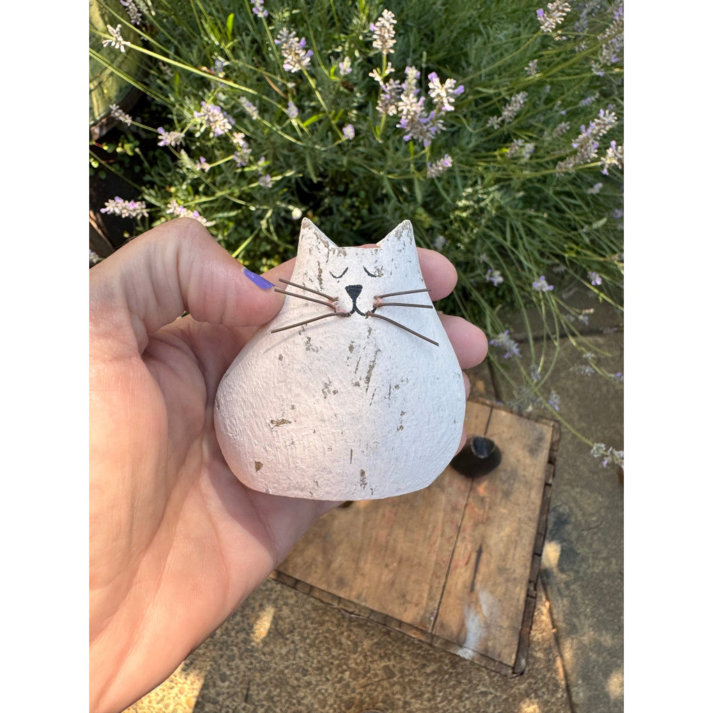 Rustic Mini Cat Set Wood Home Decor Cat Lover Gift FAST SHIP NEW 2.8 inch tall