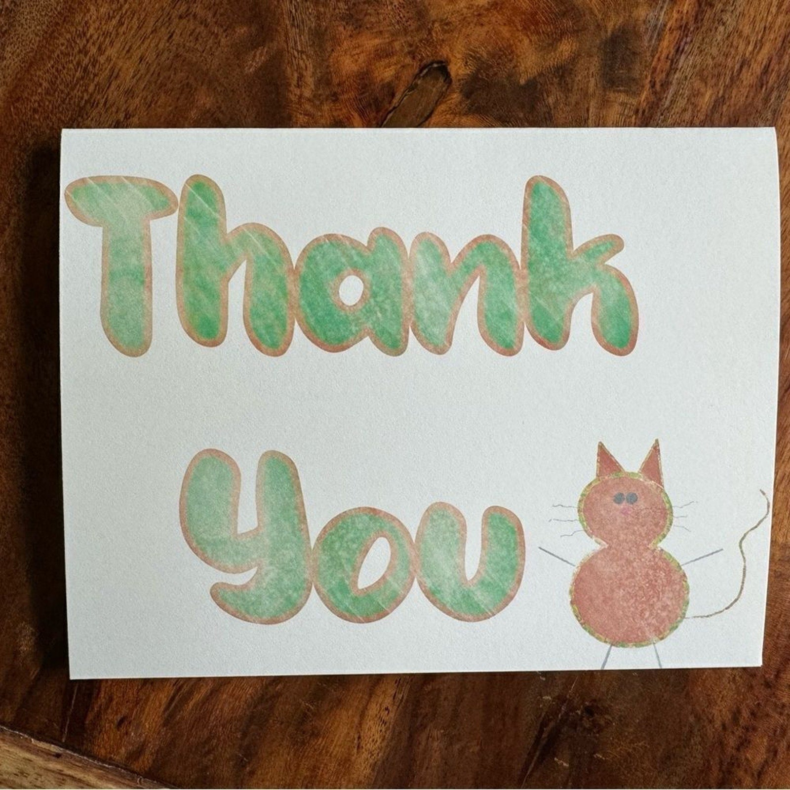Thank You Cards Greeting Cards Blank Notes for Gift Friends Set of 6 & Envelopes