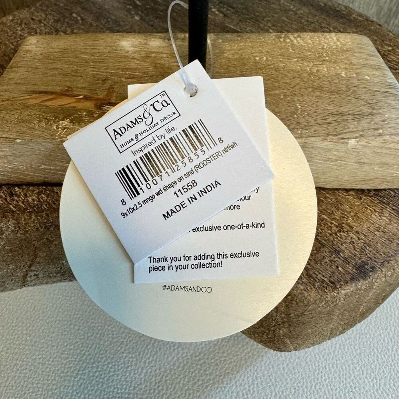 Rustic Wood Chicken Fruit Summer Home Decor FAST SHIP NEW