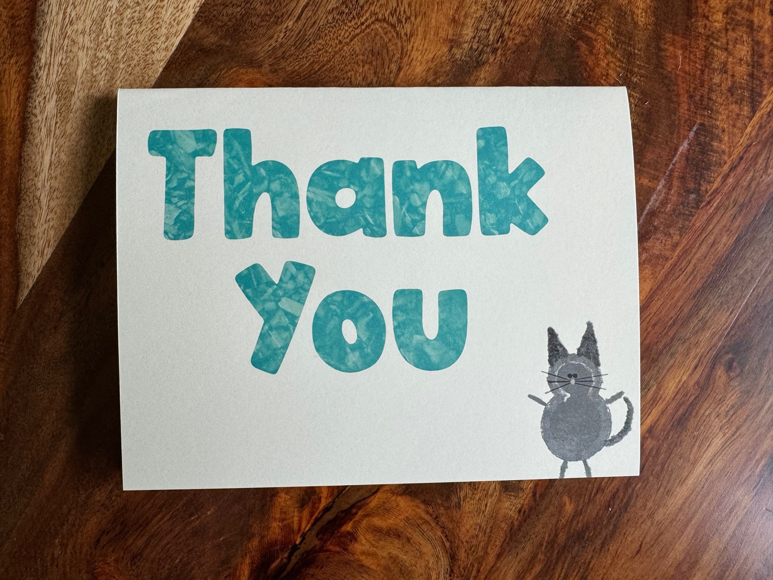 Thank You Cards Greeting Cards Blank Notes for Gift Friends Set of 6 & Envelopes image 2