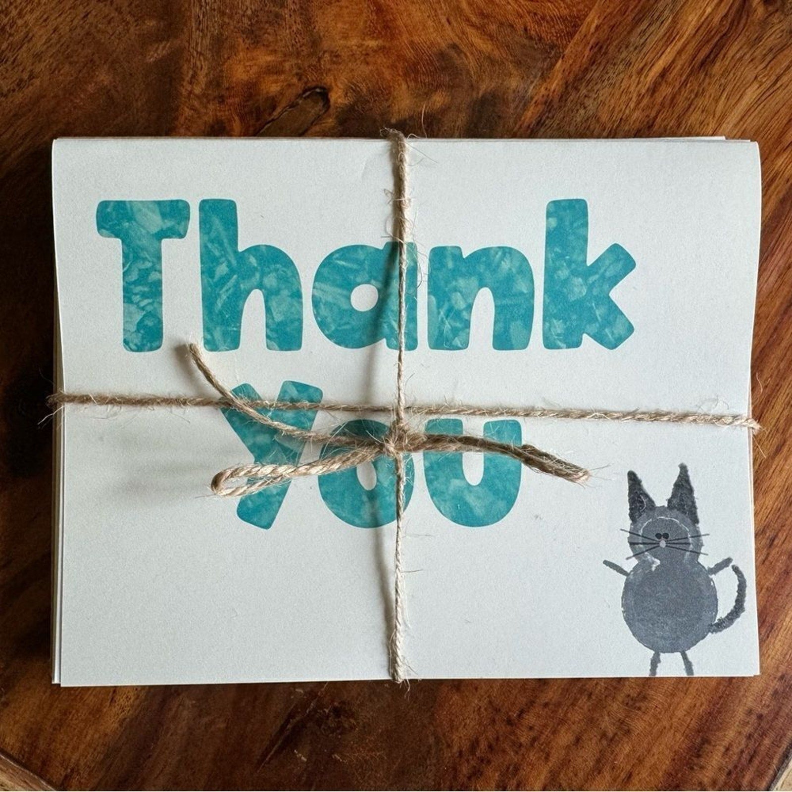 Thank You Cards Greeting Cards Blank Notes for Gift Friends Set of 6 & Envelopes