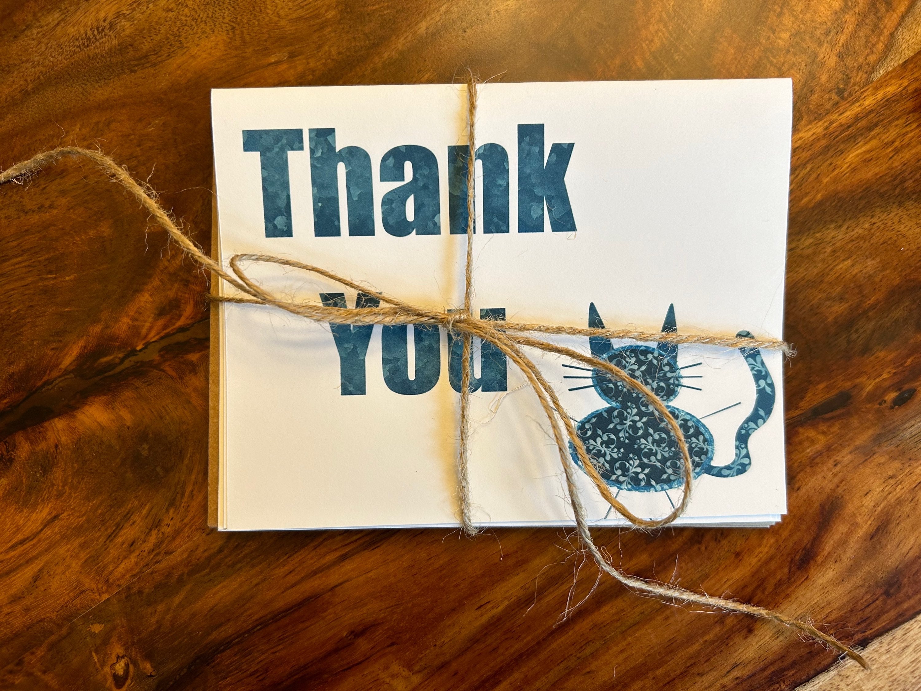 Thank You Cards Greeting Cards Blank Notes for Gift Friends Set of 6 & Envelopes image 2