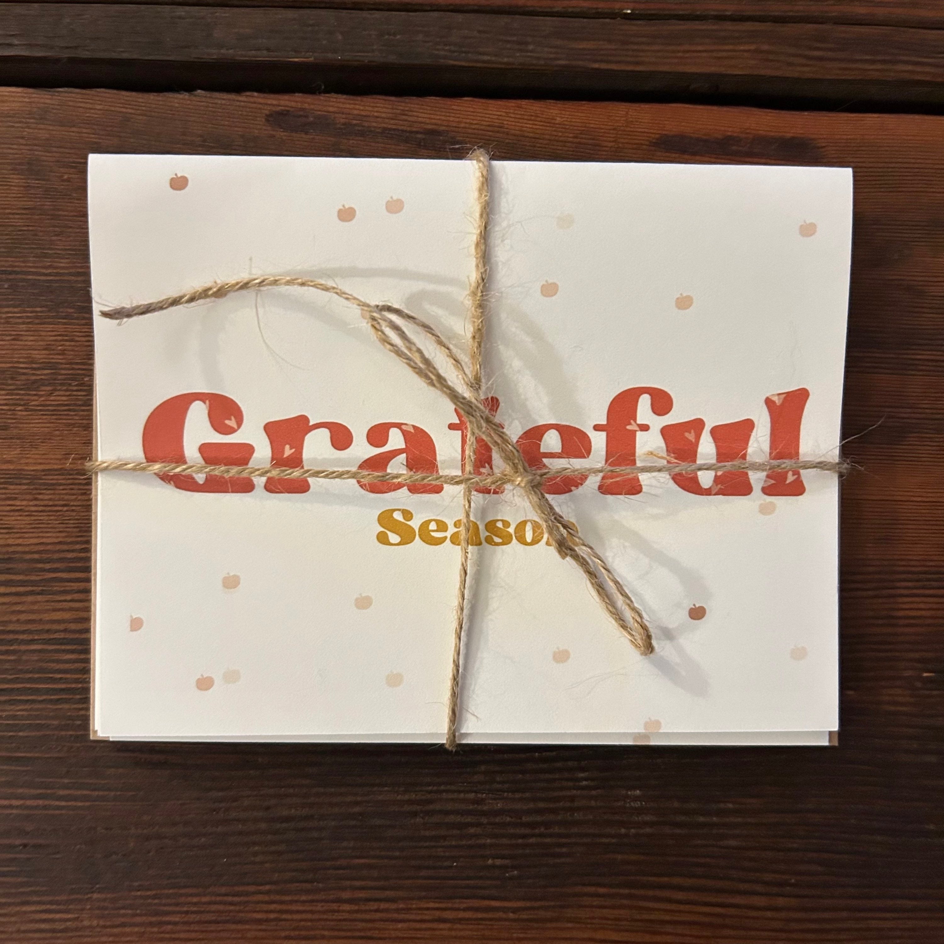 Grateful Greeting Cards Fall Autumn Cards Tablescape Ideas for Thanksgiving image 1