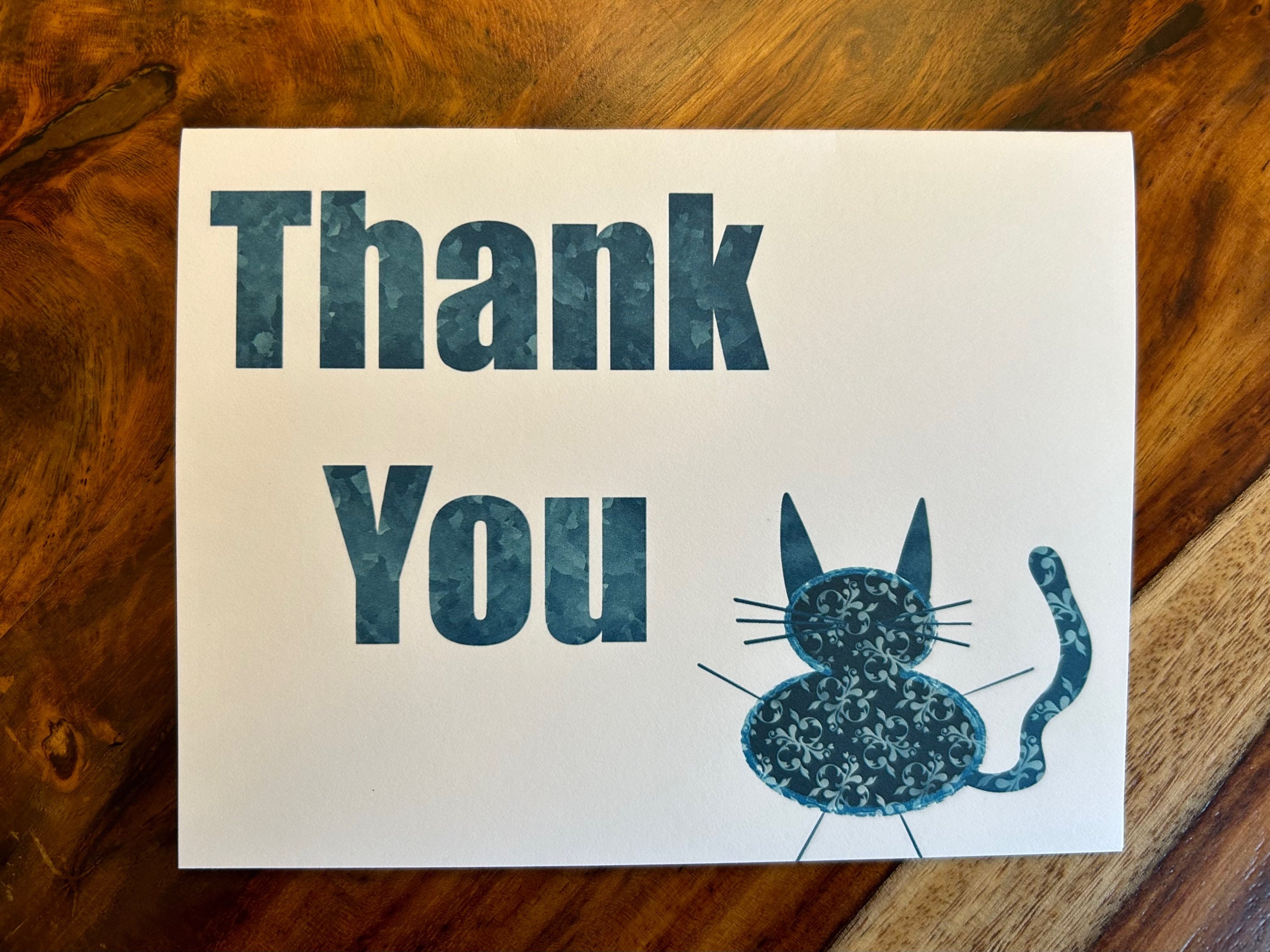 Thank You Cards Greeting Cards Blank Notes for Gift Friends Set of 6 & Envelopes image 1