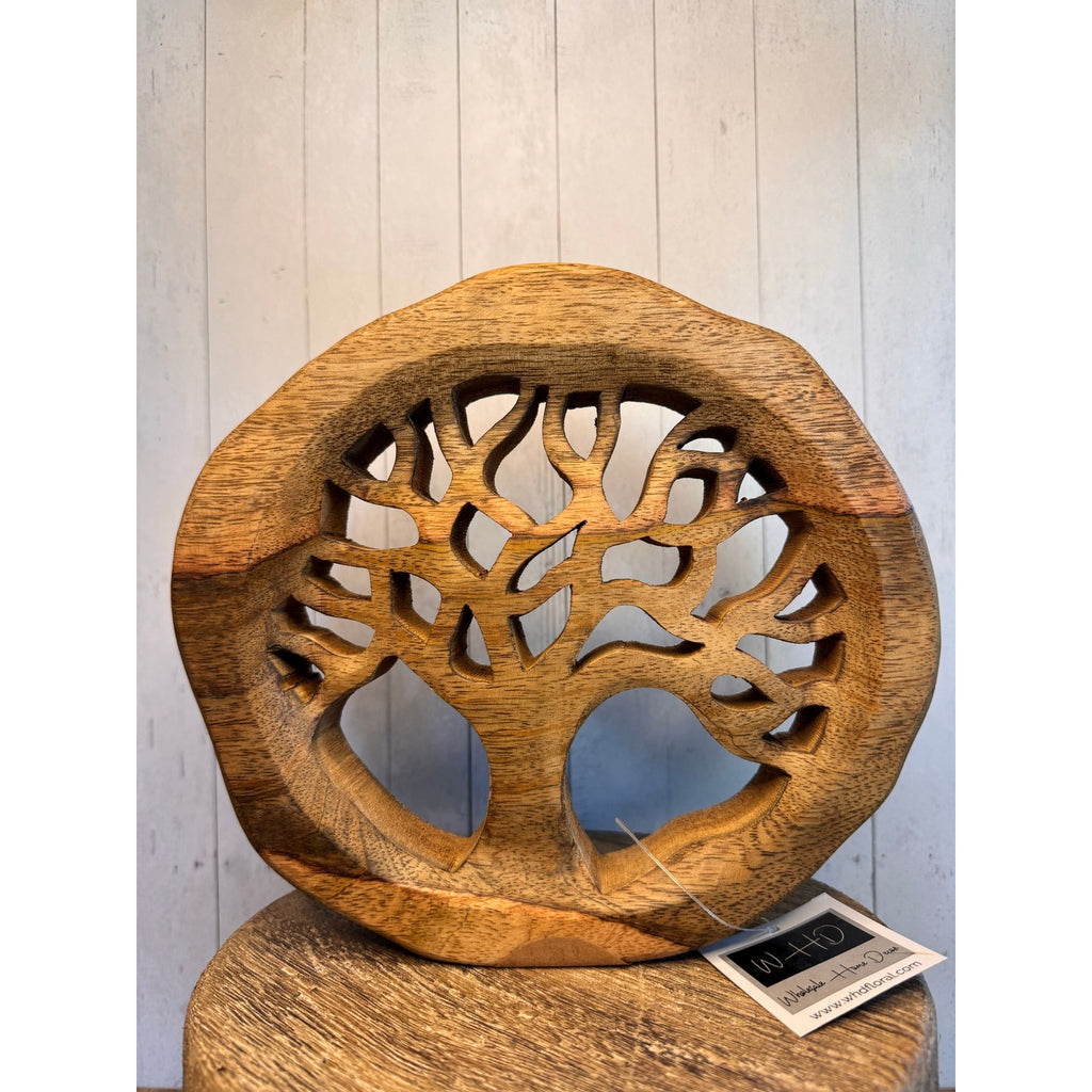Rustic Tree of Life Home Decor Wood Tree Home Decor Tree Sitter NEW FAST SHIP