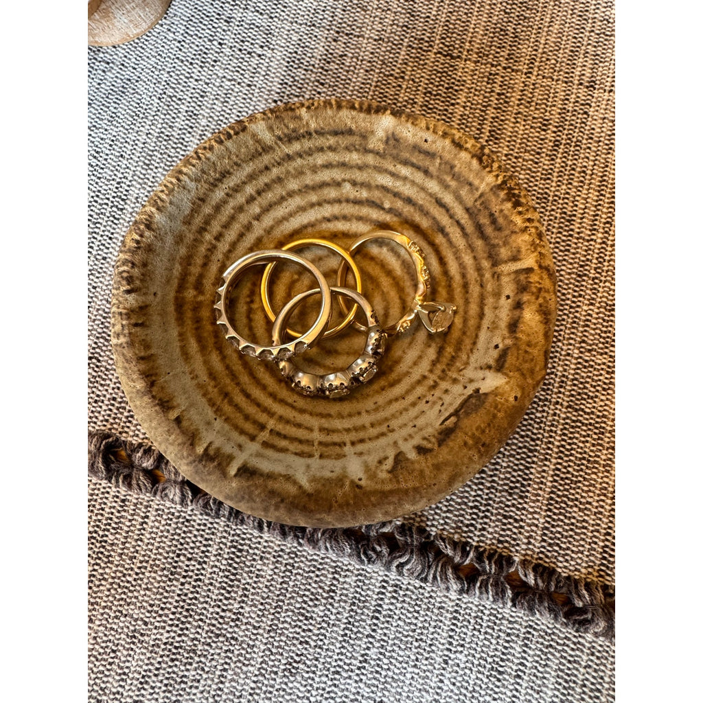 Rustic Trinket Pottery Bowl Salt Pepper Pinch Bowl Artisan Gift Trinket Dish