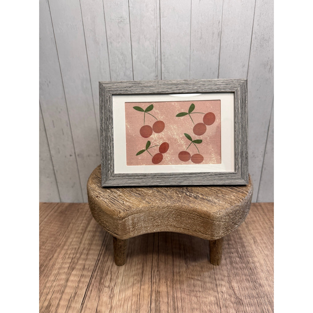Cherries Picture Frame 4 x 6 Original Art West Hills Studio Desk Photo Wall Art