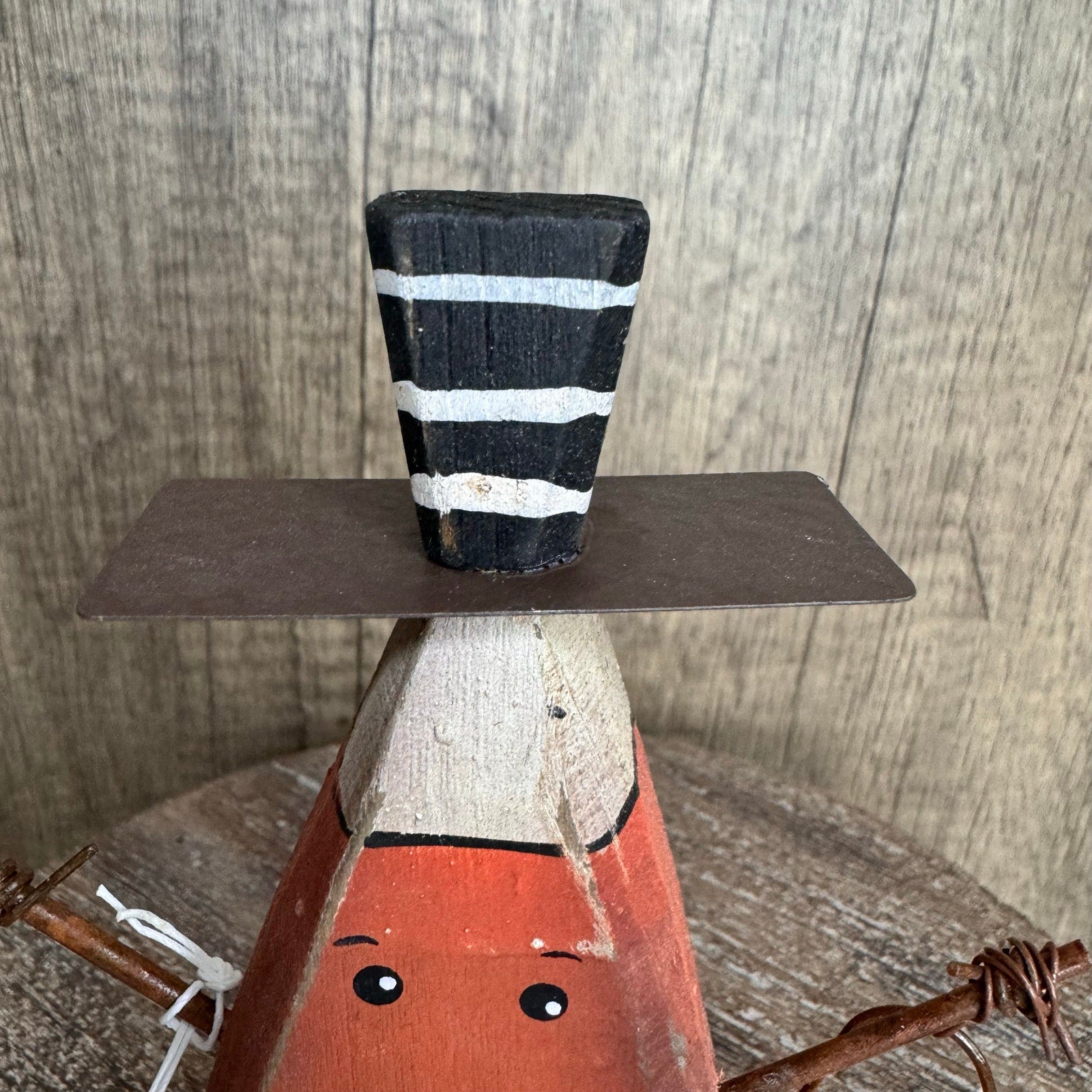 Rustic Halloween Home Decor Sitter Wood Candy Corn Fall Decoration FAST SHIP NEW