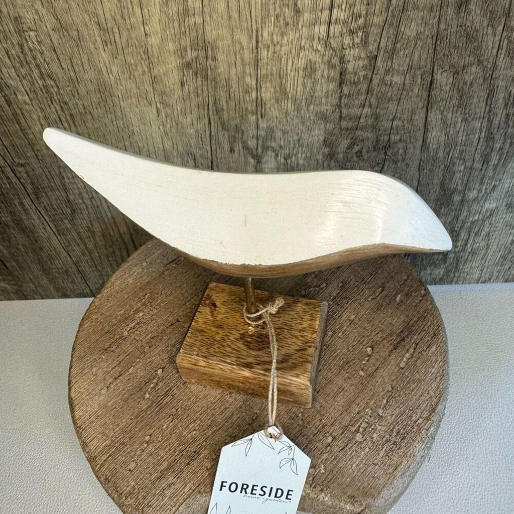 Rustic Wood Bird Sitter Home Decor NEW FAST SHIP