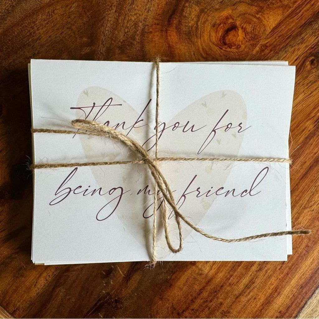 Thank You Cards Greeting Cards Blank Notes for Gift Friends Set of 6 & Envelopes