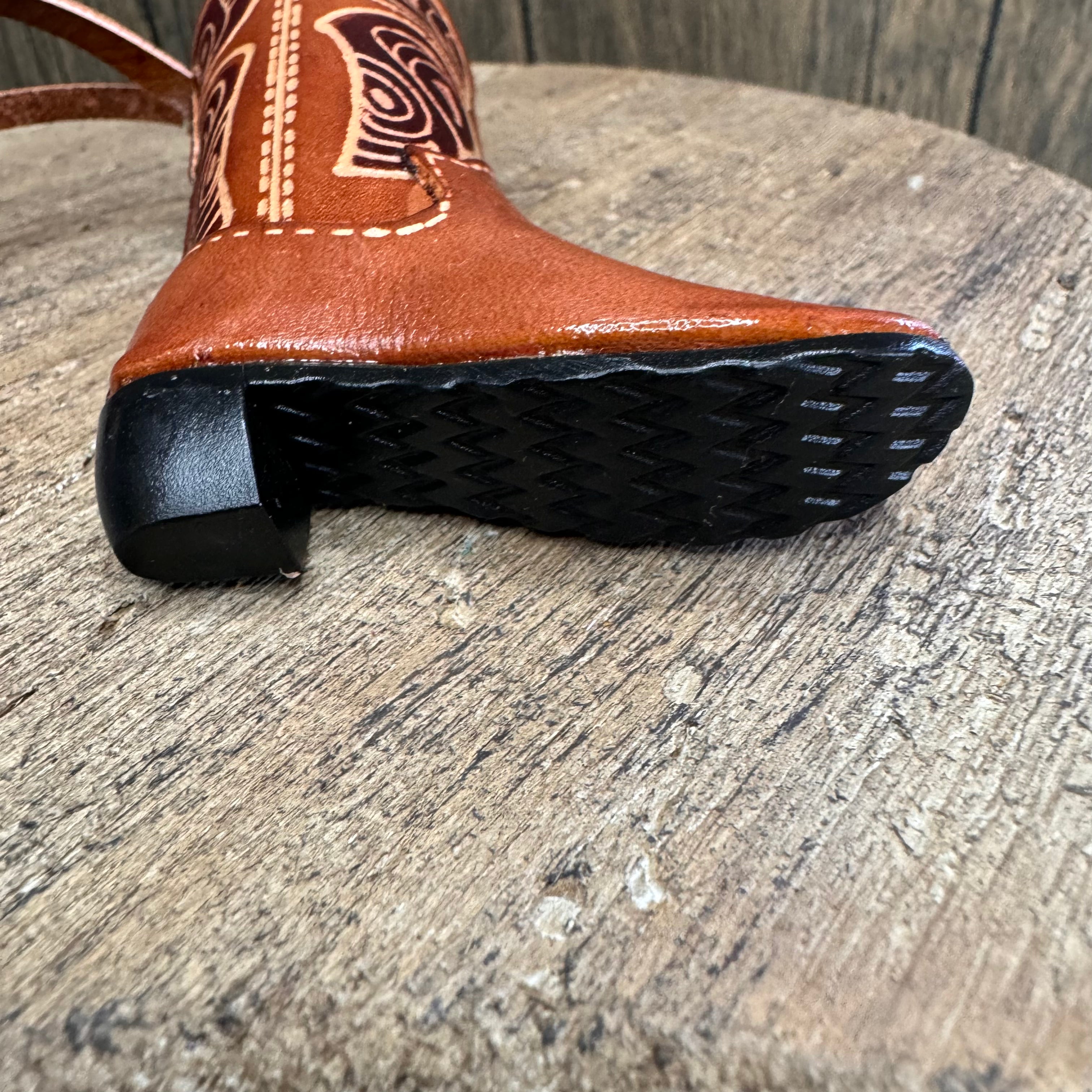 Leather Cowboy Boot Bag Charm Women’s Purse Charm