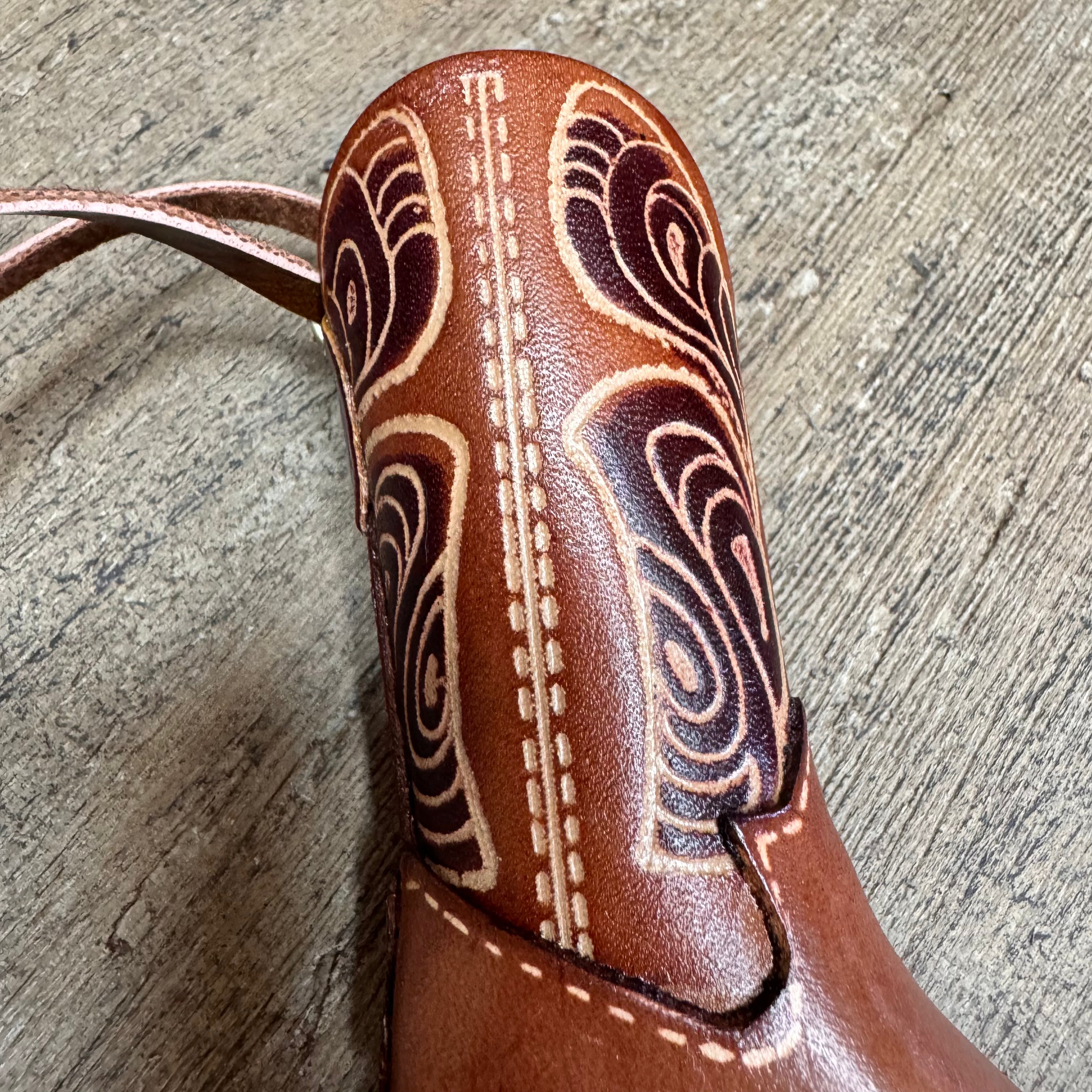 Leather Cowboy Boot Bag Charm Women’s Purse Charm