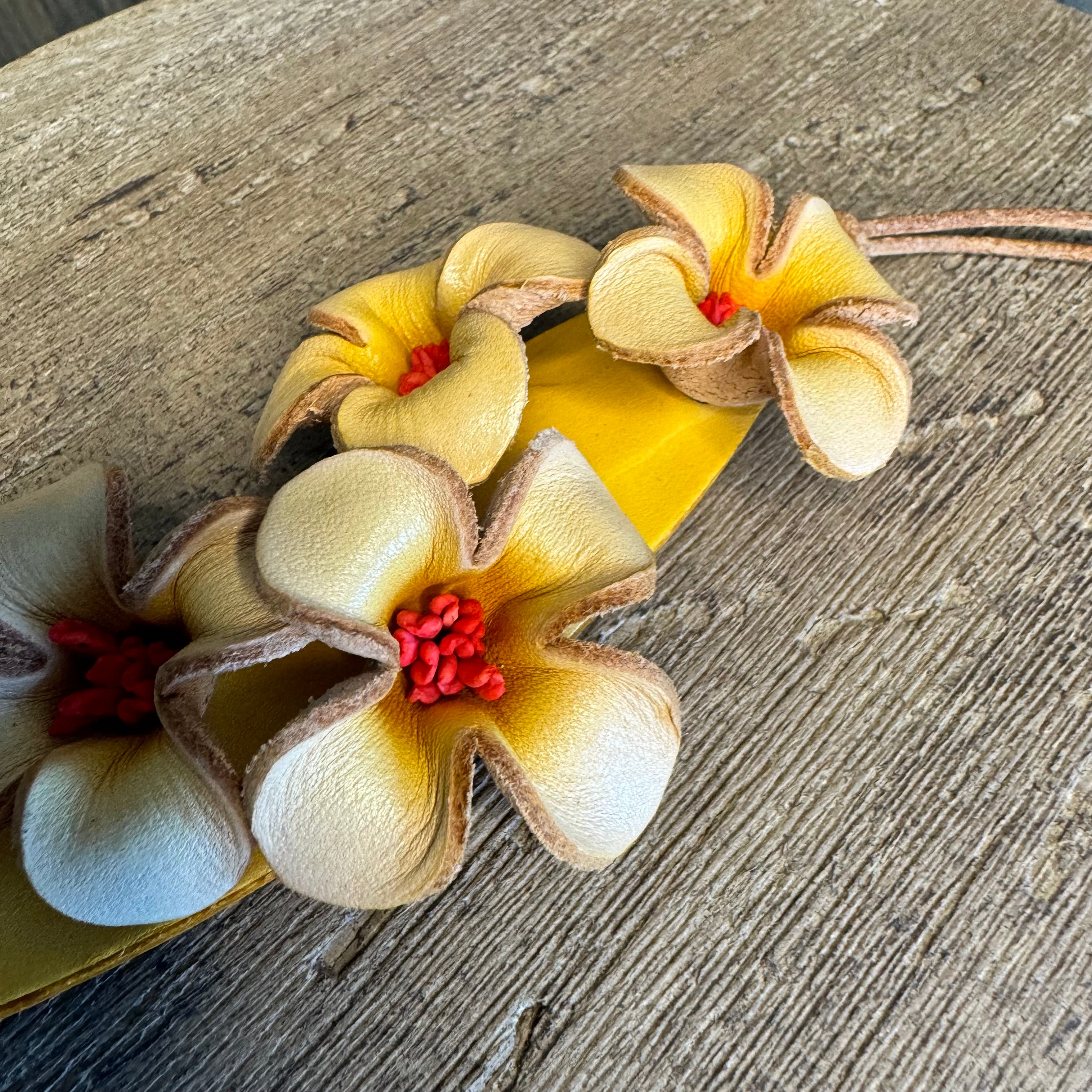 Genuine Leather Flower Bag Charm West Hills Studio