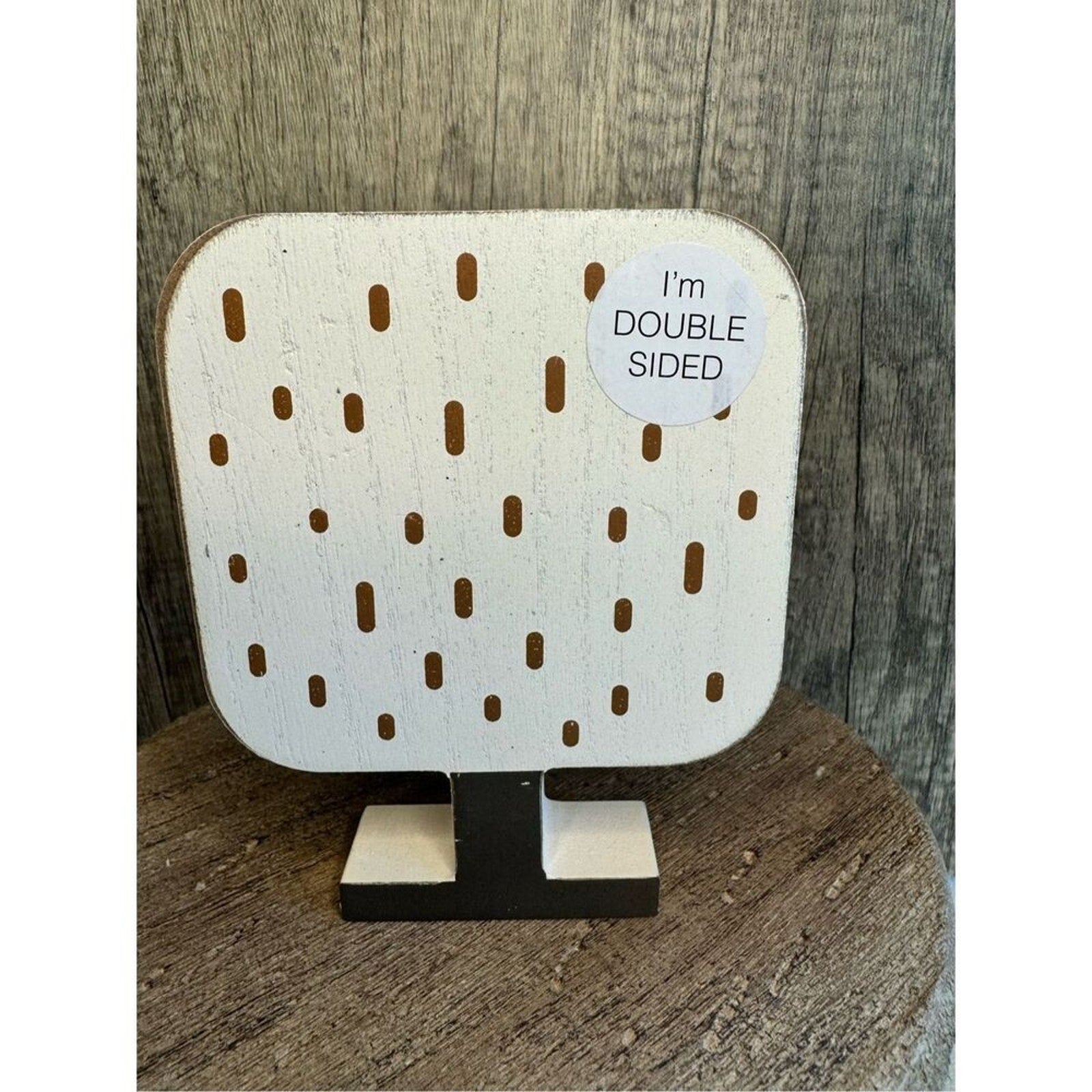 Wood Tree Home Decor Rustic Double Sided NEW FAST SHIP