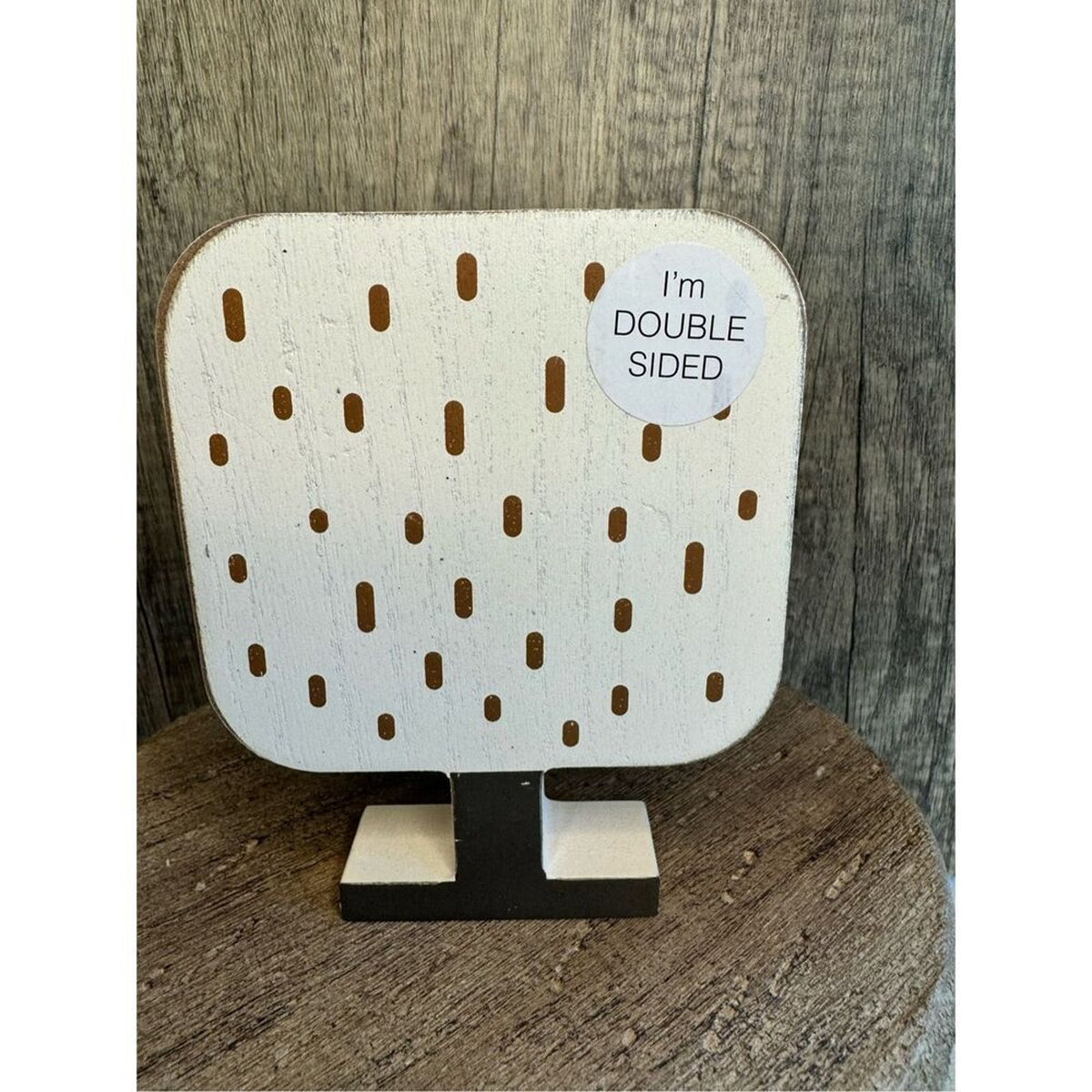 Wood Tree Home Decor Rustic Double Sided NEW FAST SHIP