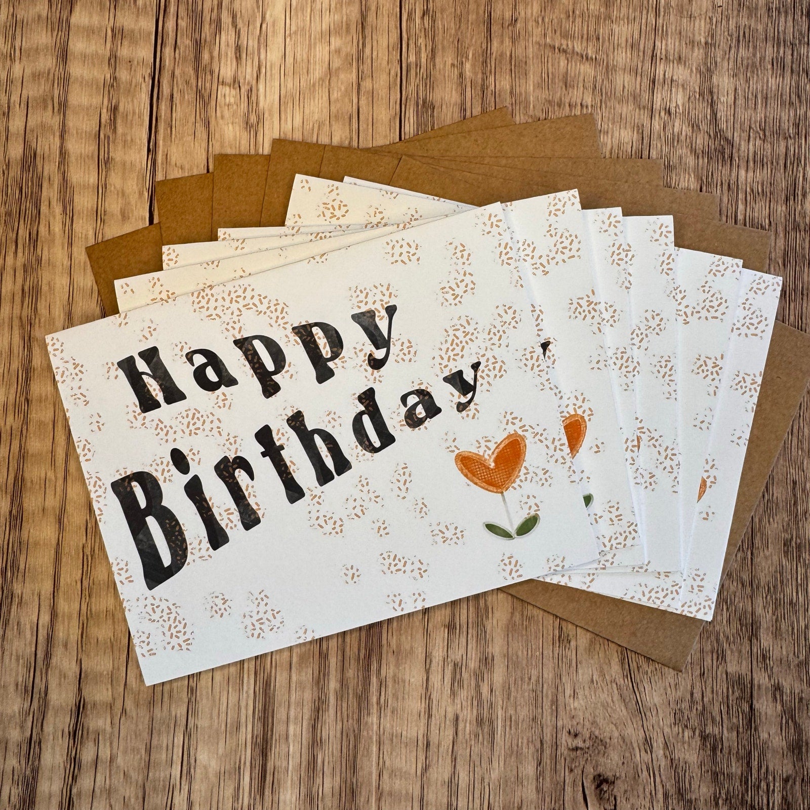 Greeting Cards Birthday Card Birthday Gift Card w/Envelopes Custom Art NEW