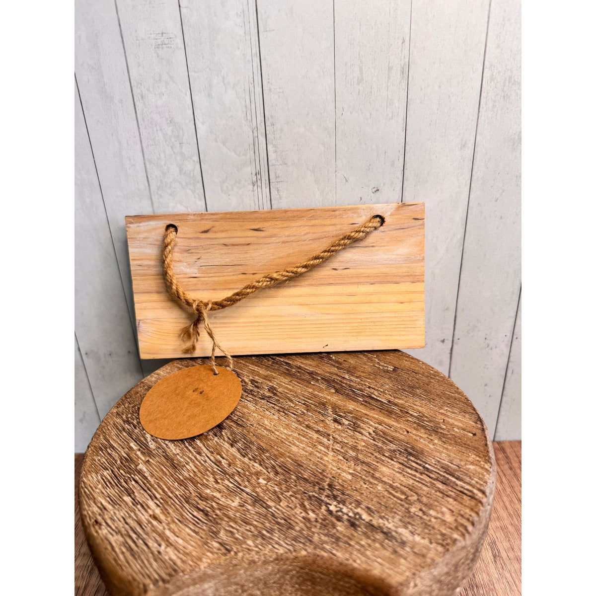Wood Plaque I Love You Woodburning Art Gift Rustic Wall Hanging NEW!