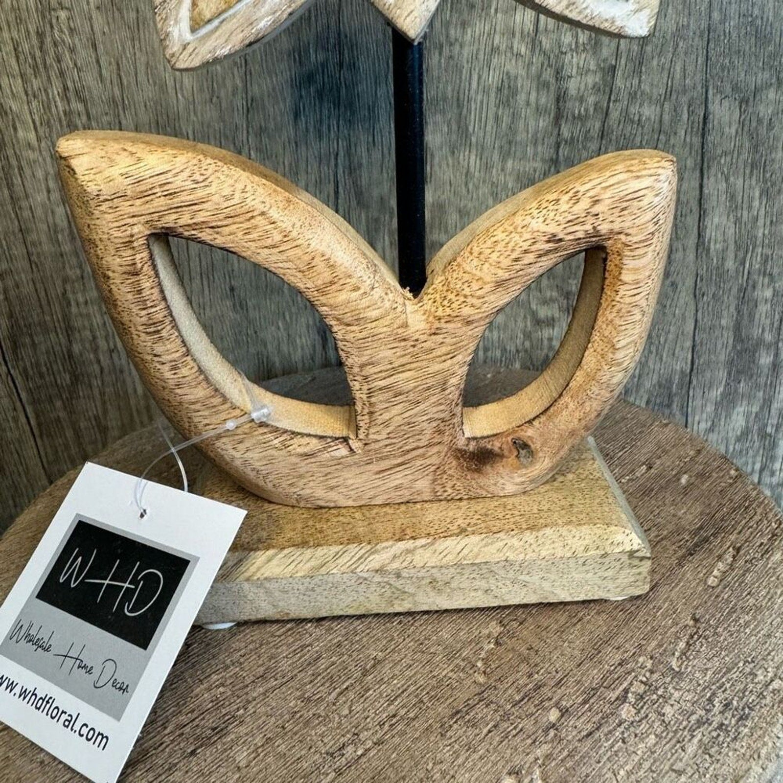 Rustic Wood Flower Home Decor NEW FAST SHIP