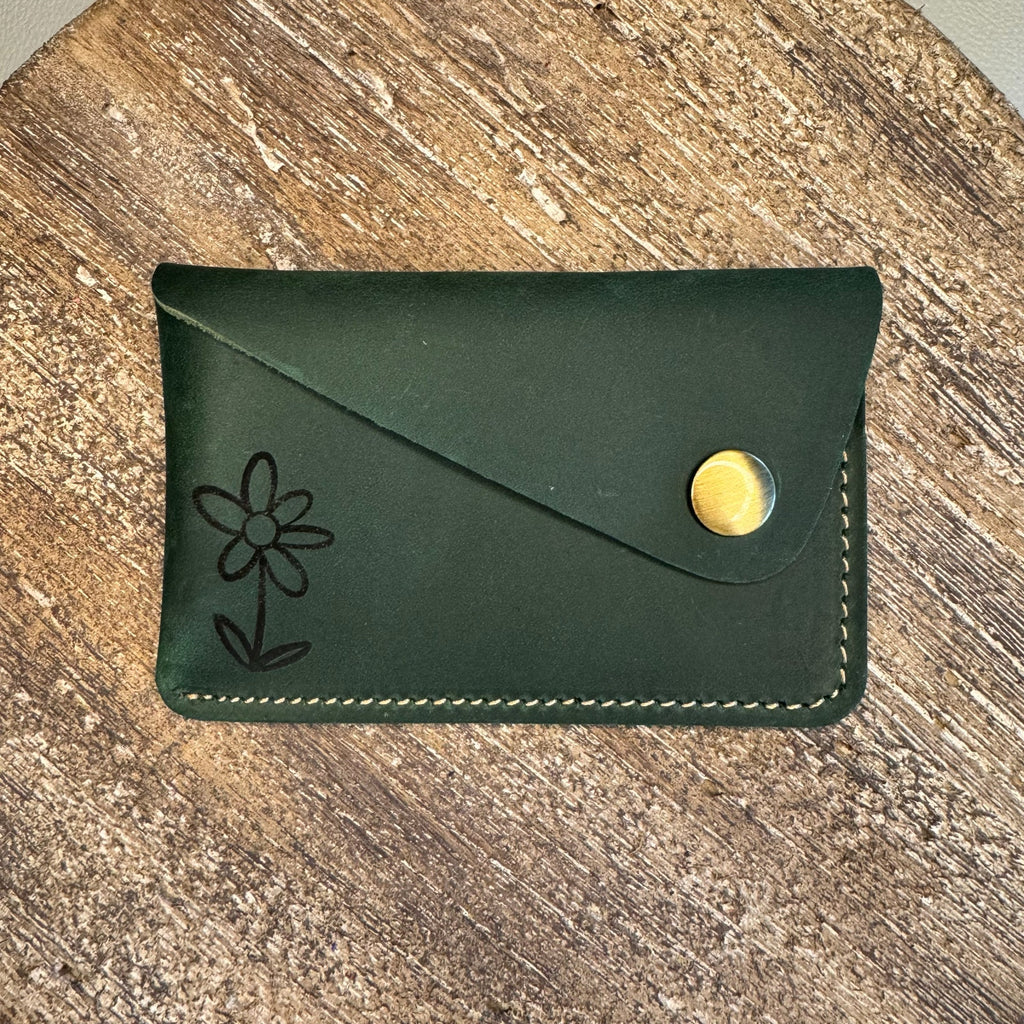 Genuine Leather Wallet  DEEP RED Credit Card Holder Wallet NEW FAST SHIP