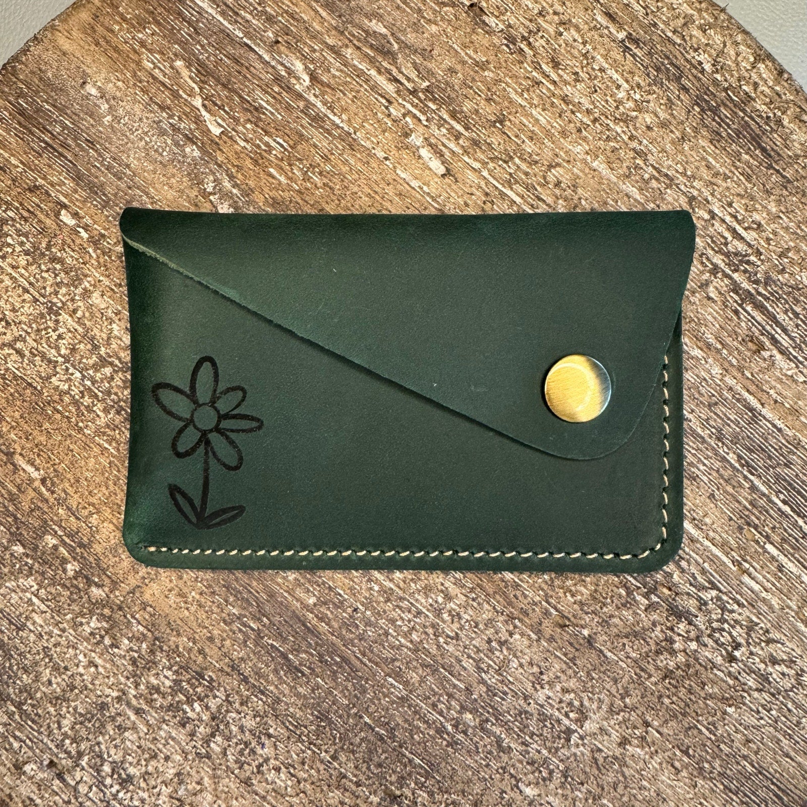 Genuine Leather Wallet  DEEP RED Credit Card Holder Wallet NEW FAST SHIP