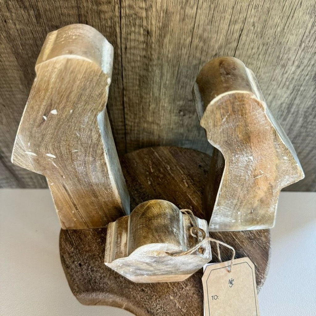 Rustic Nativity Set Christmas Home Decor FAST SHIP NEW