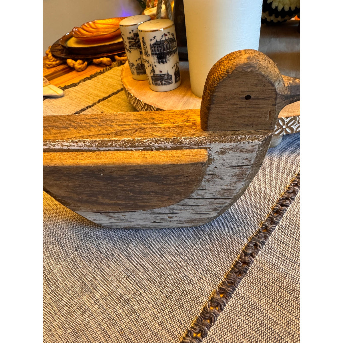 Wood Bird Maple Leaf Set of 3 Maple Leaf Sand Piper Duck Home Decor Rustic Home