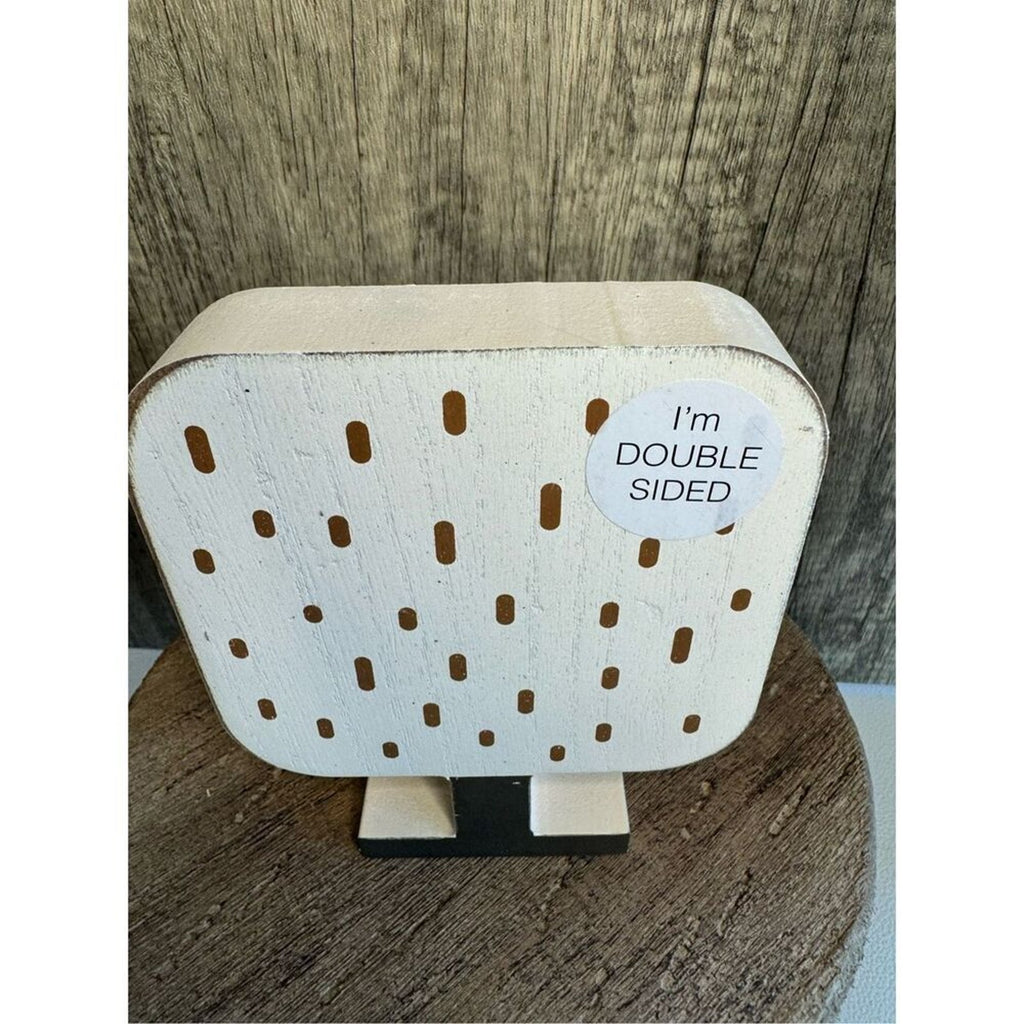 Wood Tree Home Decor Rustic Double Sided NEW FAST SHIP