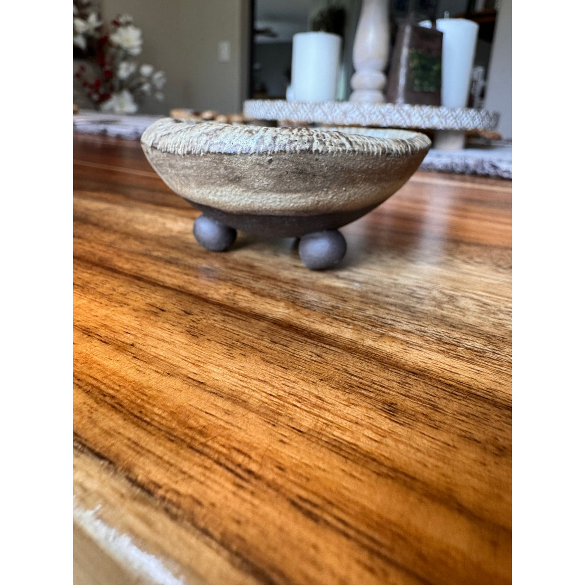 Rustic Trinket Pottery Bowl Salt Pepper Pinch Bowl Artisan Gift Trinket Dish