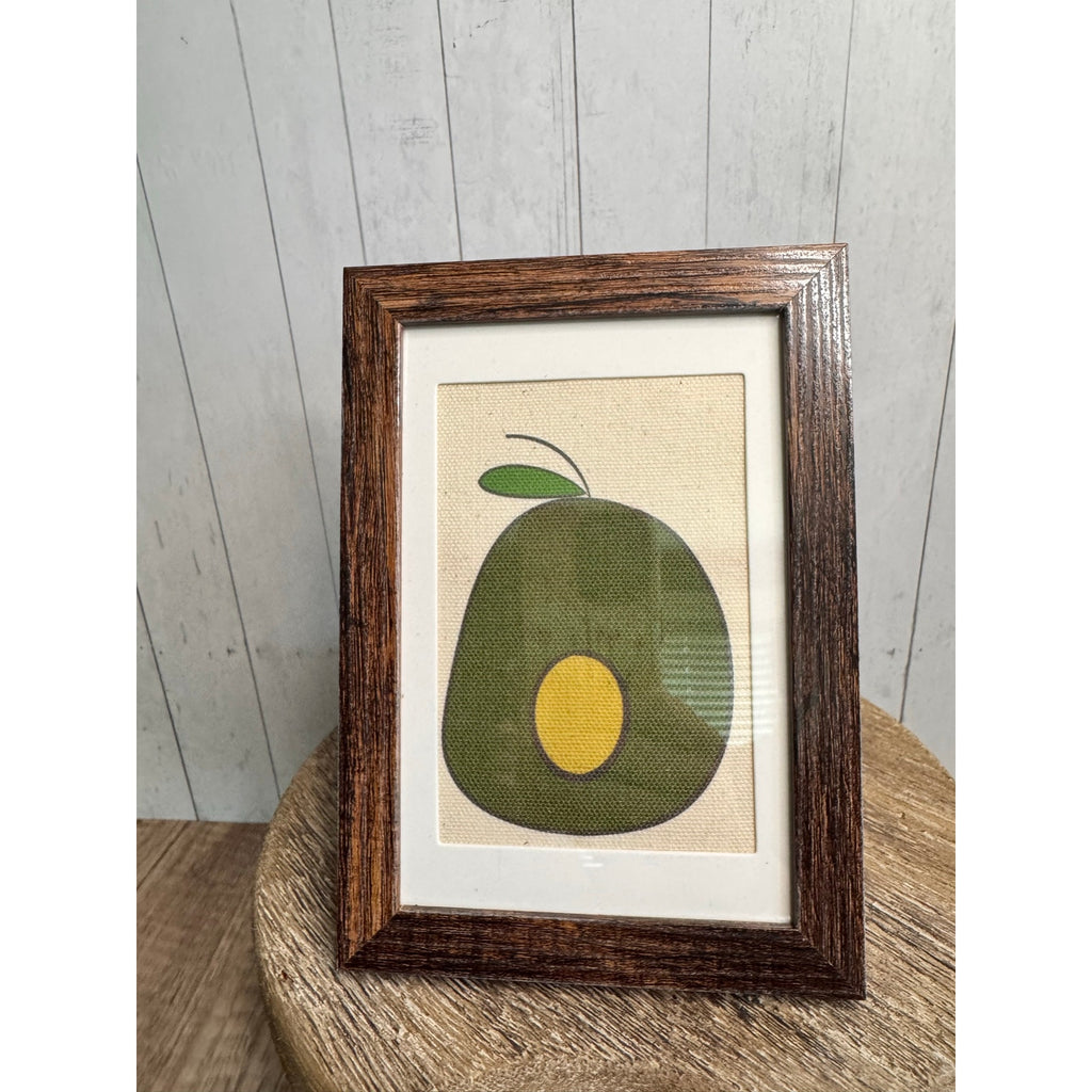 Avocado Kitchen Picture Frame 4 x 6 Original Art West Hills Studio Desk Wall Art
