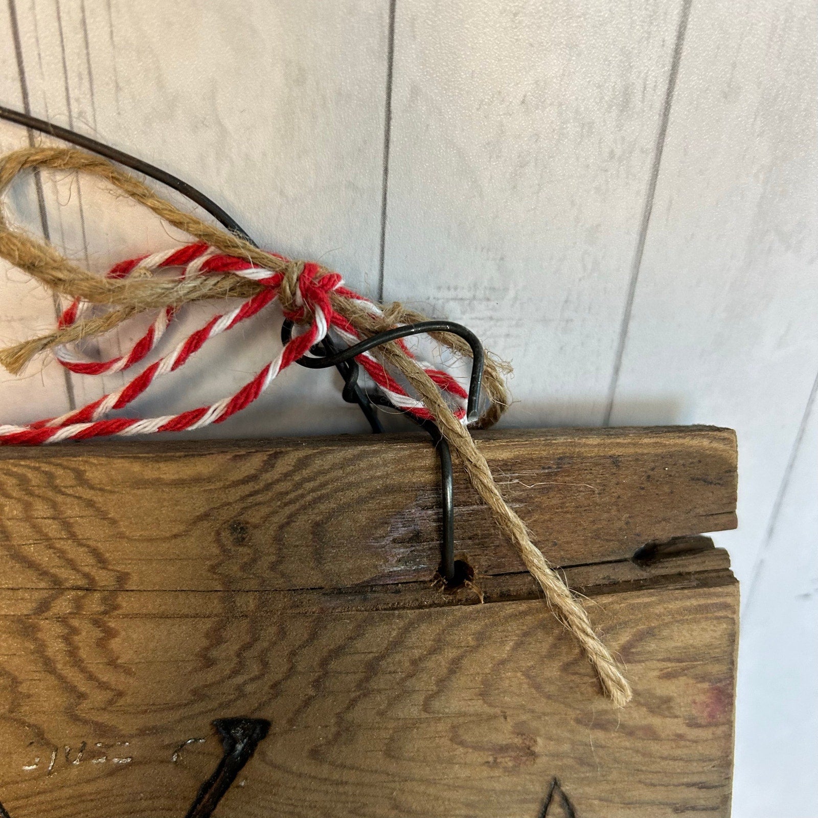 Christmas Holiday Art Wood Art Boho Home Decor NEW Gift Idea Artist Made Gift