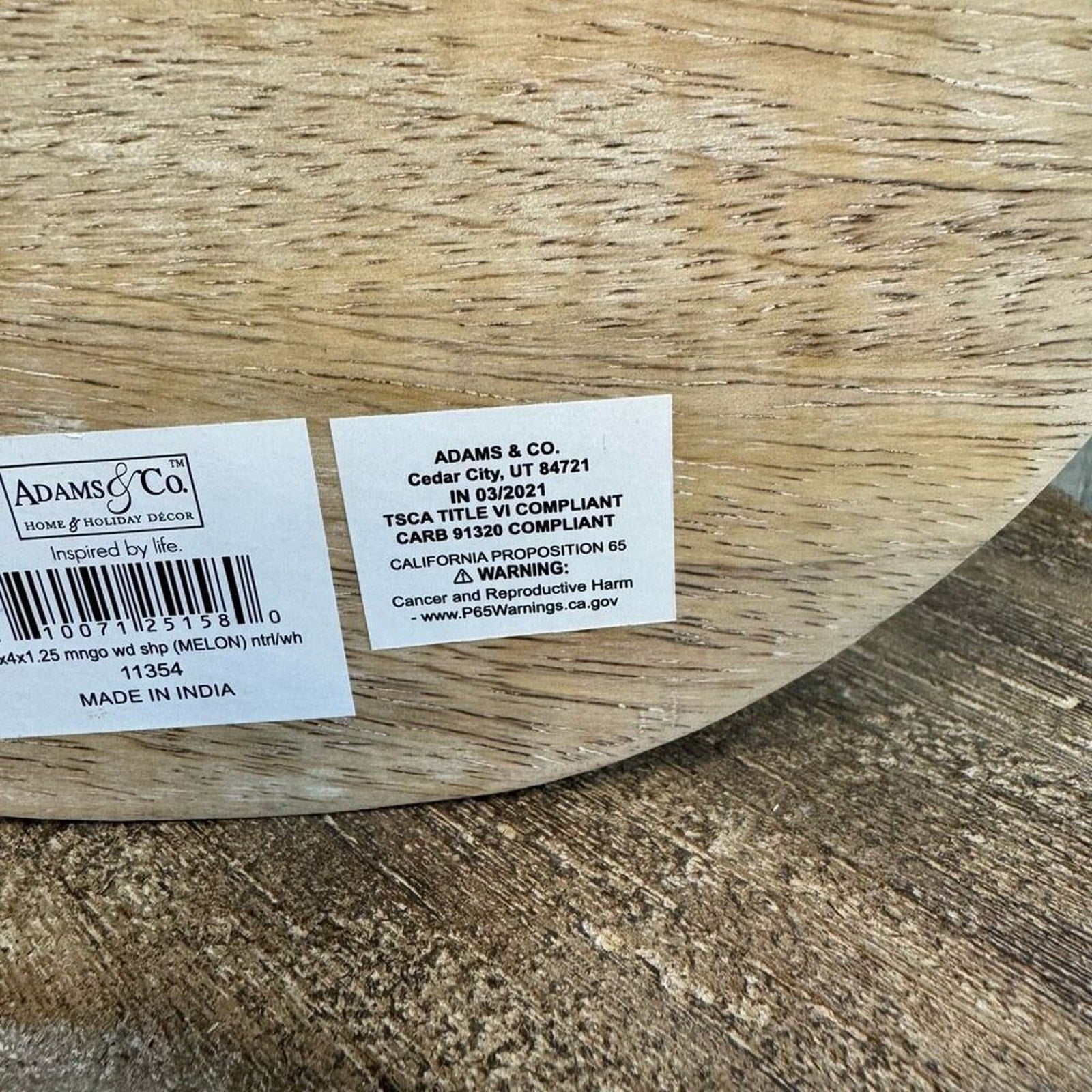 Rustic Wood Watermelon Fruit Summer Home Decor FAST SHIP NEW