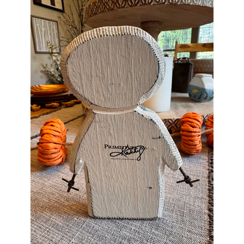 Set of 4 Fall Rustic Home Decor Wood Dracula Vampire Candy Corn Mummy NEW