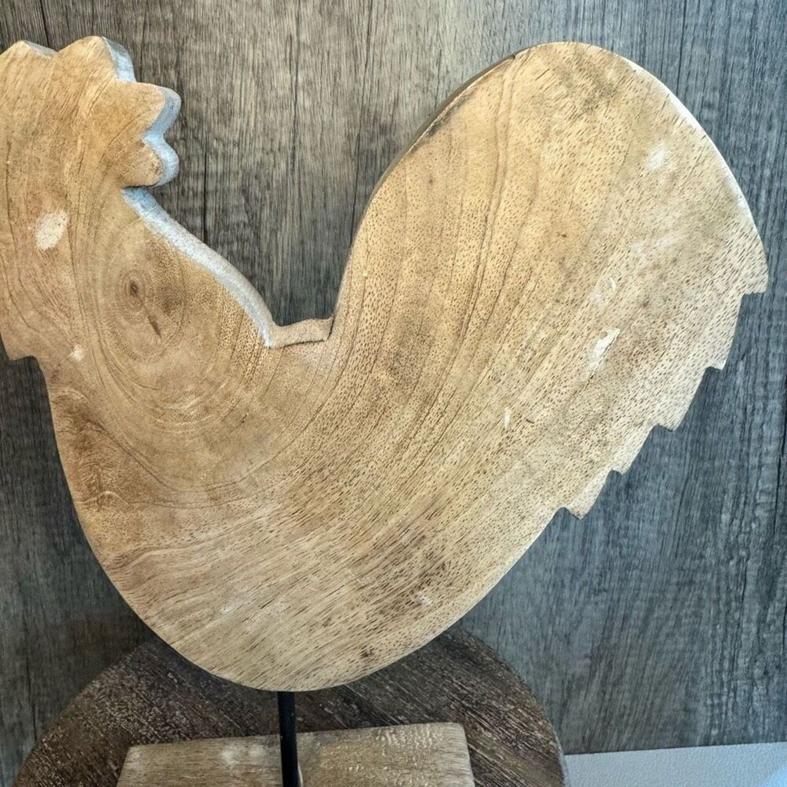 9 inch Rustic Wood Chicken Summer Home Decor Chickens Farmhouse FAST SHIP NEW