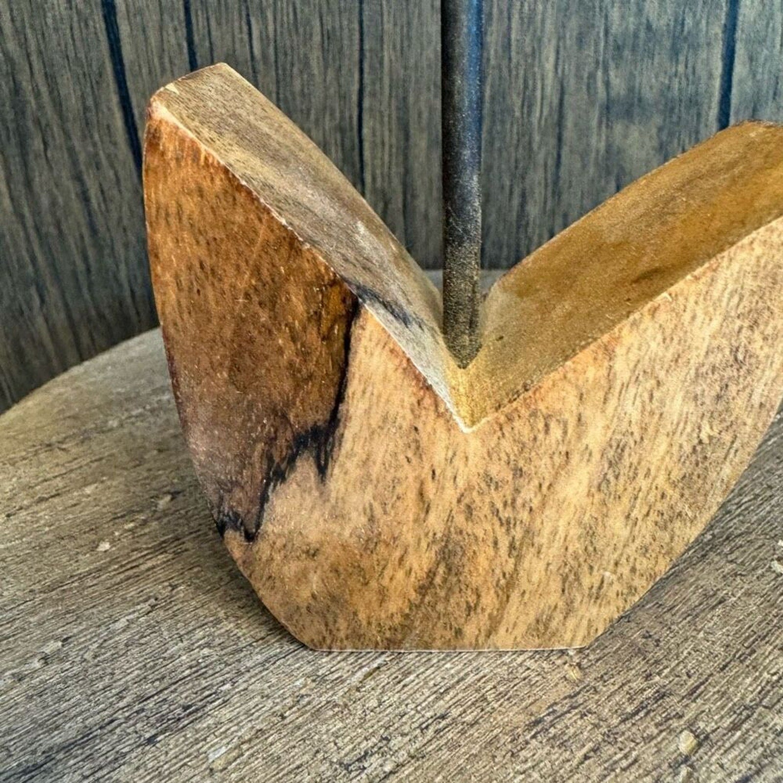 Home Decor Mango Wood SUNFLOWER Sitter NEW FAST SHIP