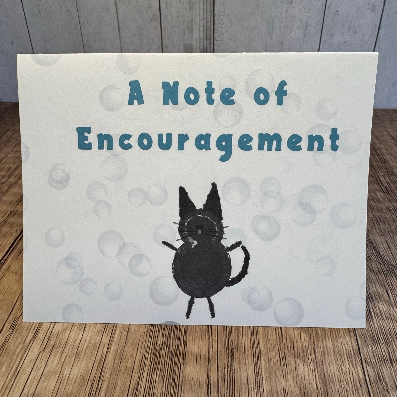 Greeting Cards Blank Notes Cat Lover Black Cat 6 w/Envelopes Custom Art NEW