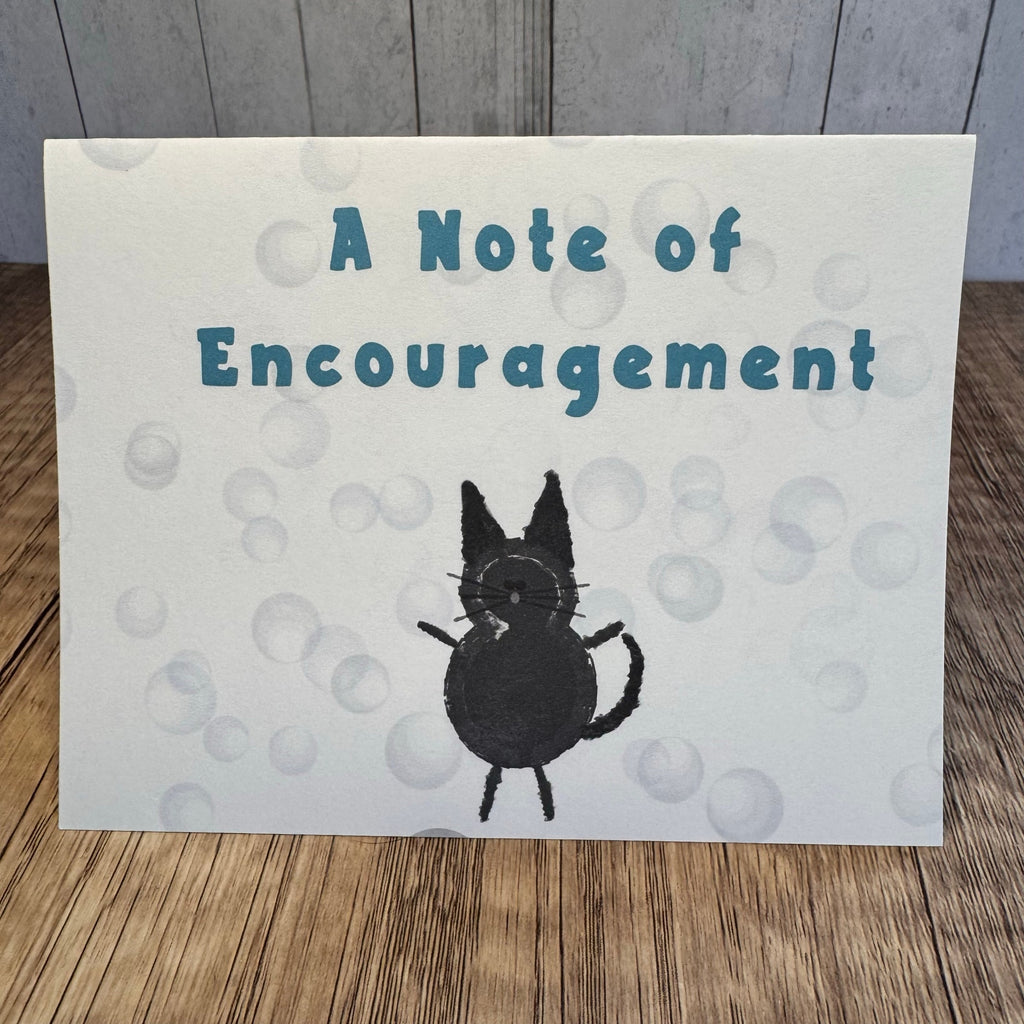 Greeting Cards Blank Notes Cat Lover Black Cat 6 w/Envelopes Custom Art NEW