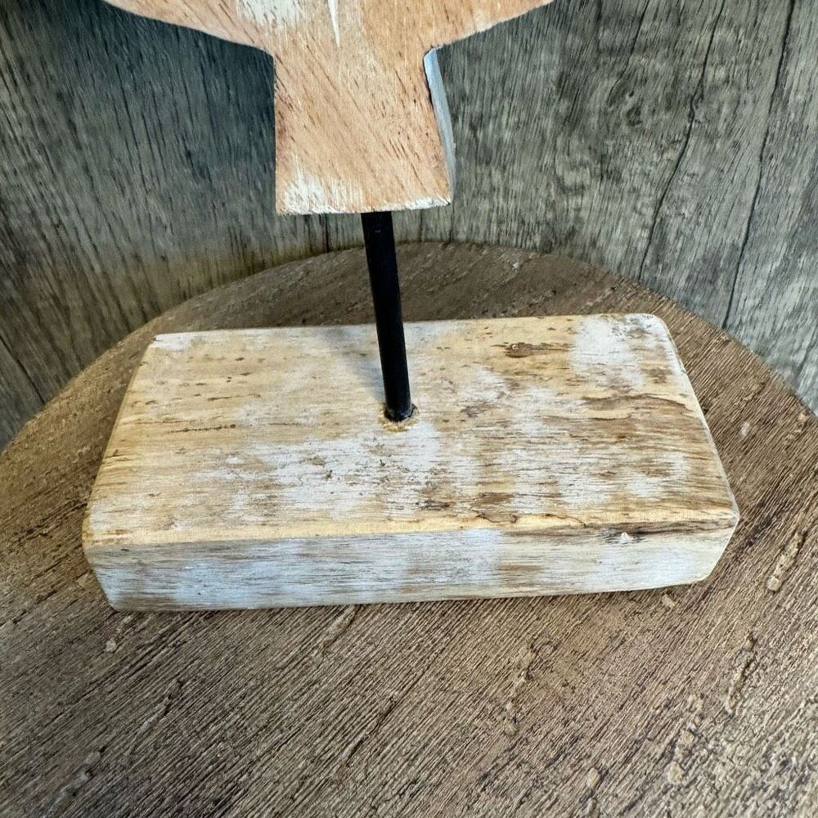Rustic Maple Leaf Decor Mango Wood NEW FAST SHIP