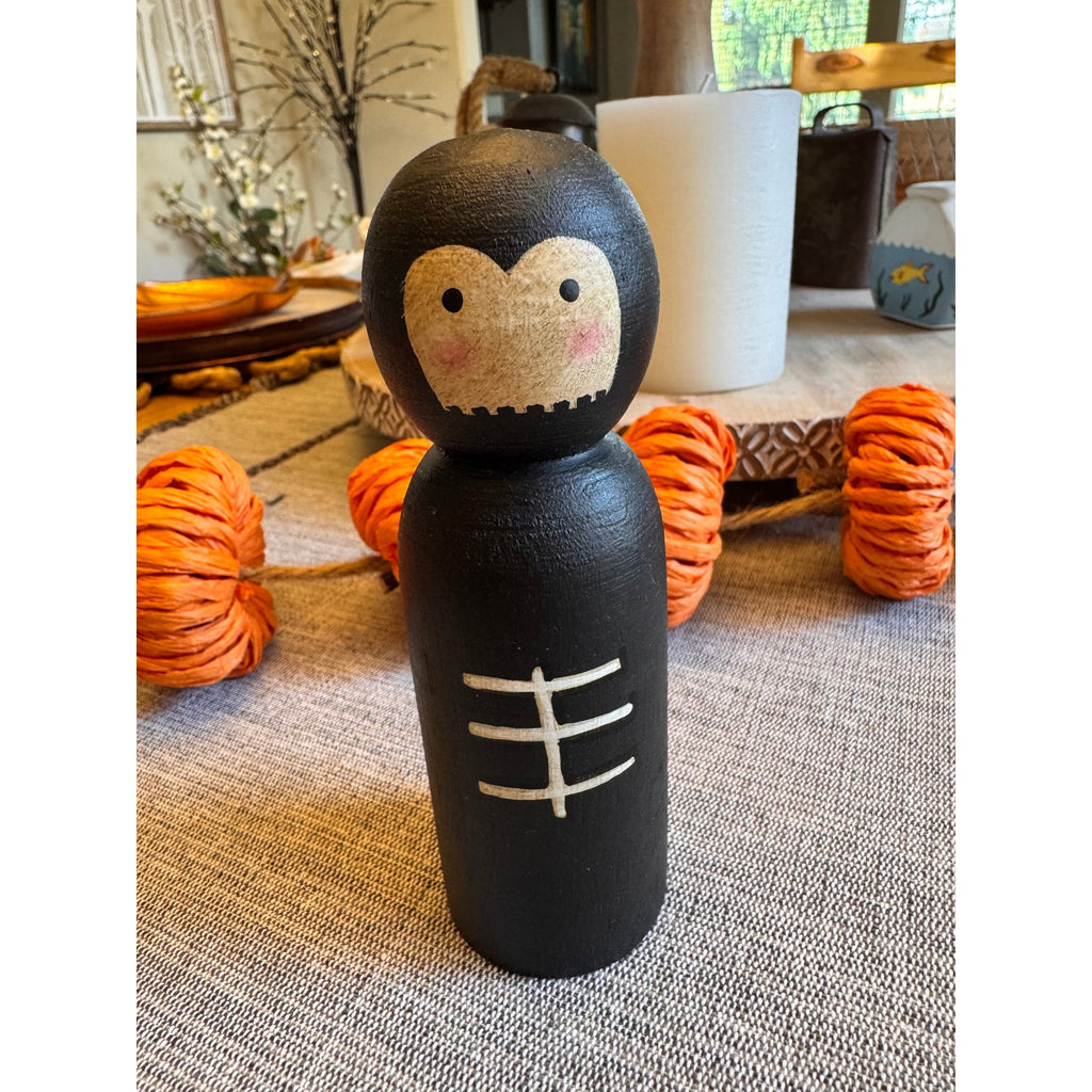 Set of 4 Fall Rustic Home Decor Wood Dracula Vampire Candy Corn Mummy NEW
