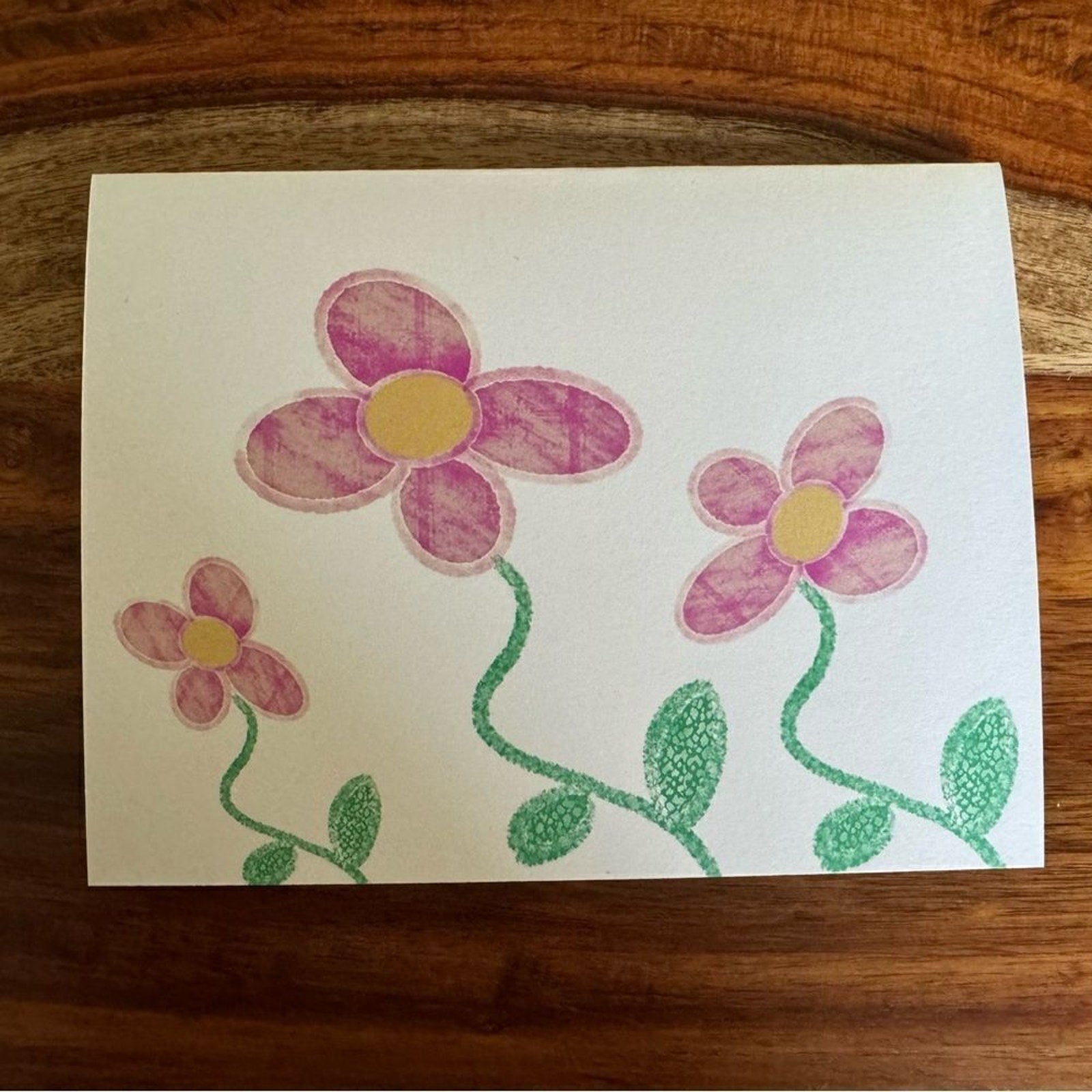 Spring Flowers Set of 6 Greeting Cards Blank Note Cards Encouragement Gift Idea