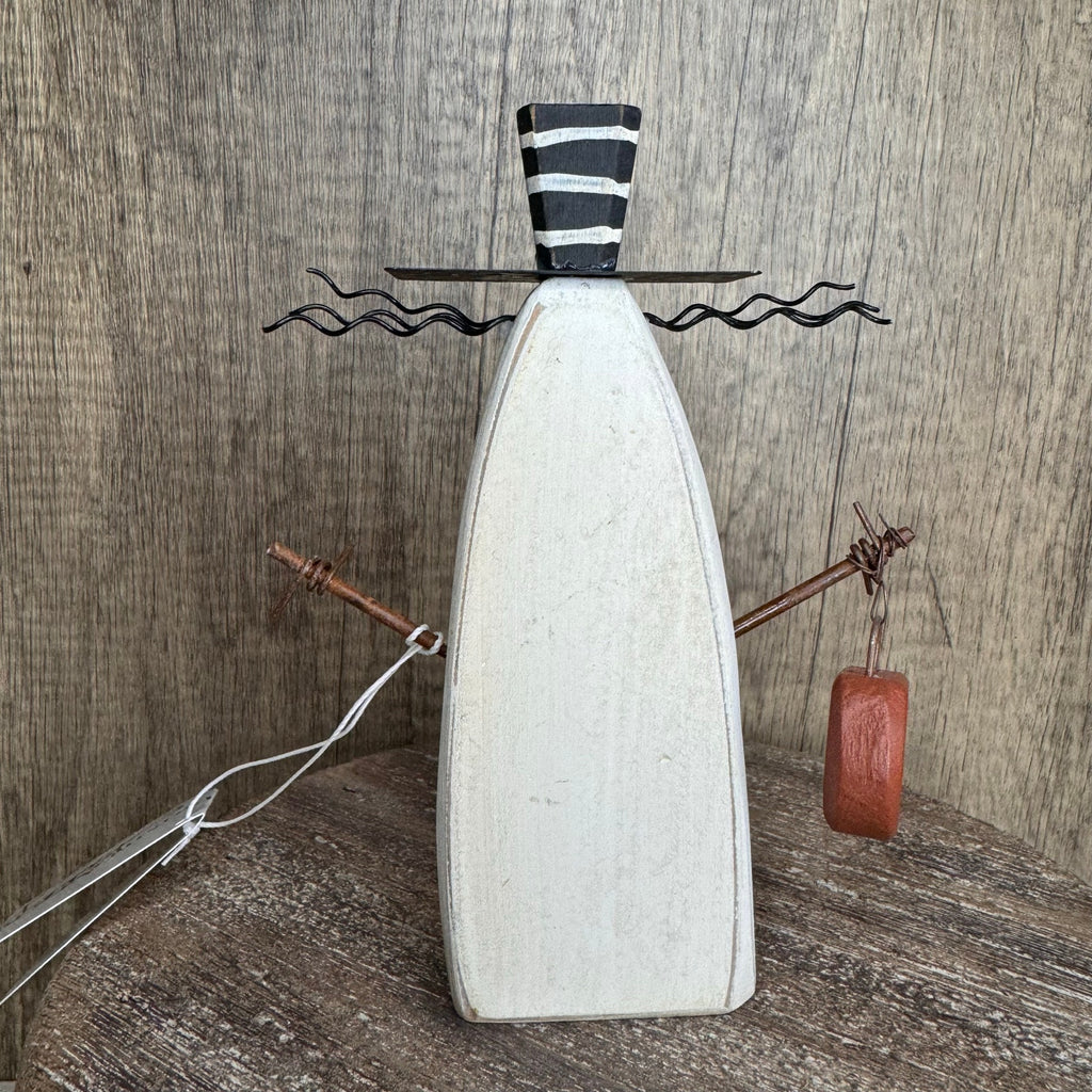 Rustic Halloween Home Decor Sitter Wood Ghost Fall Autumn FAST SHIP NEW