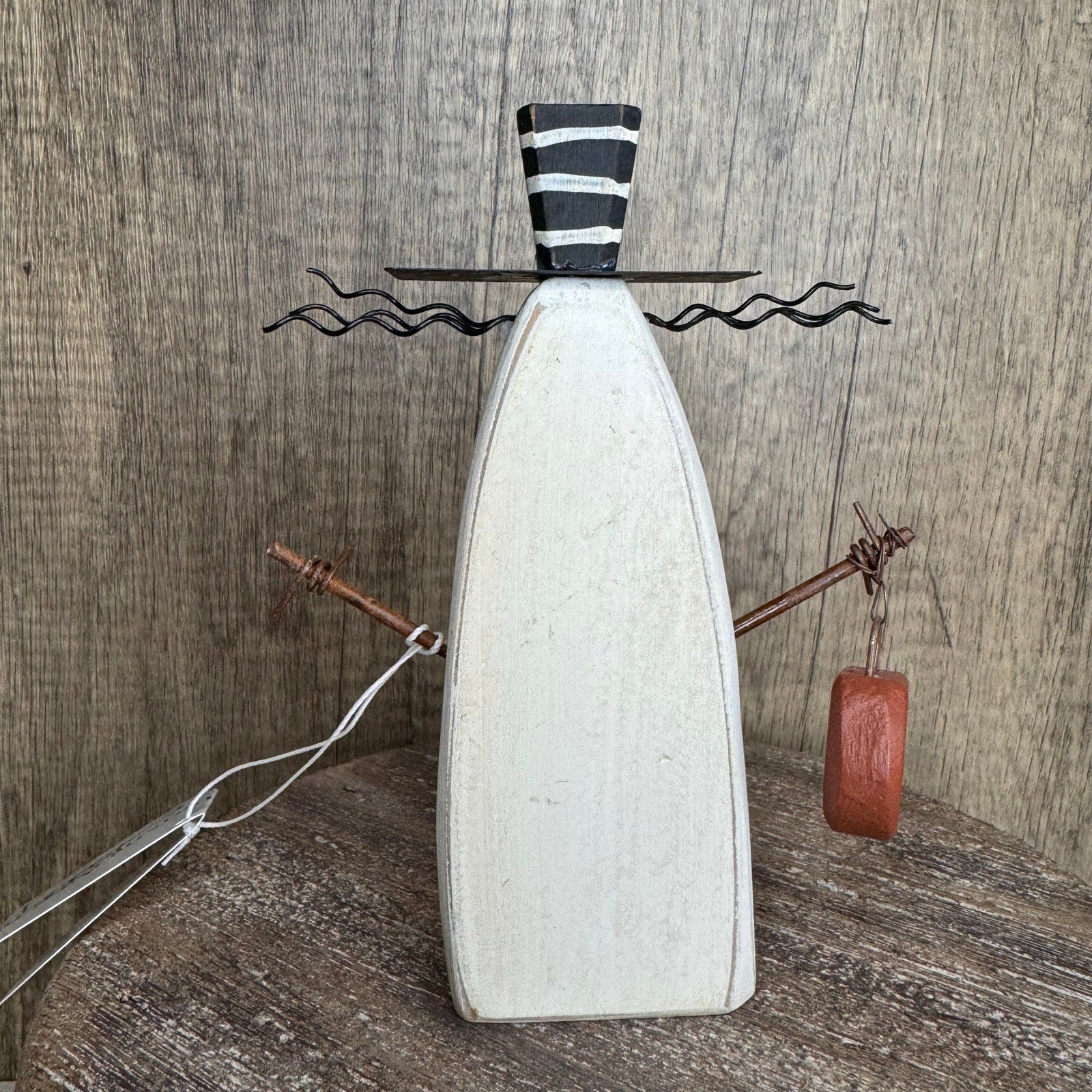 Rustic Halloween Home Decor Sitter Wood Ghost Fall Autumn FAST SHIP NEW