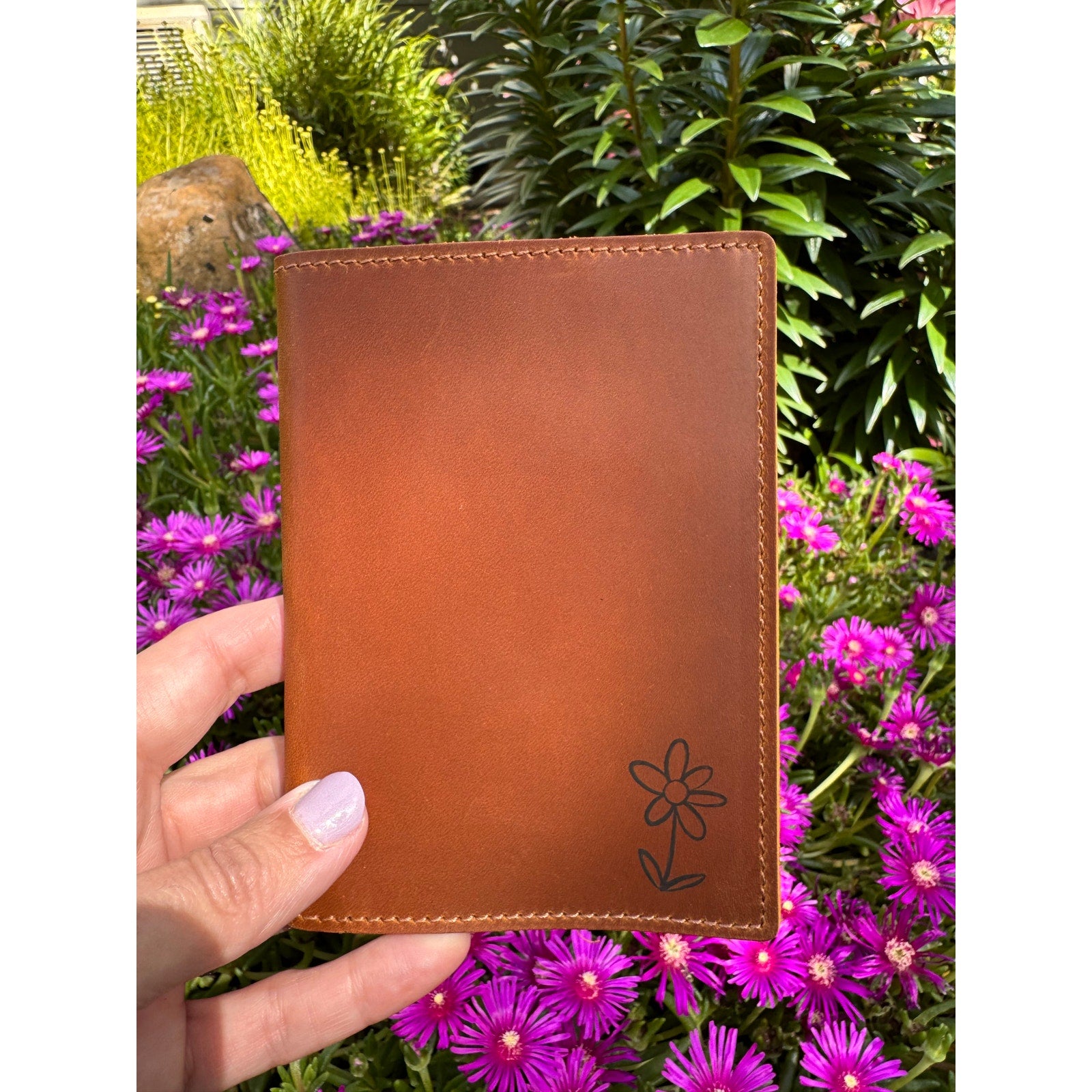 Genuine Leather Passport Holder TEDDY BEAR BROWN PASSPORT Wallet NEW FAST SHIP