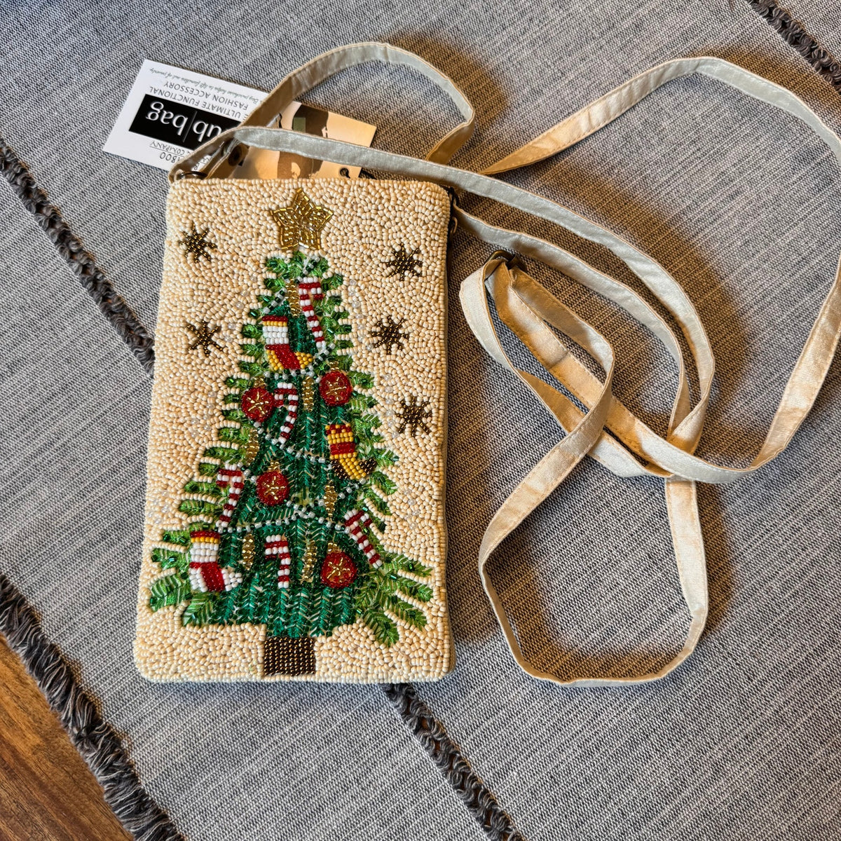 Holiday Tree Christmas Crossbody Club Bag Phone Bag Small Night out Purse