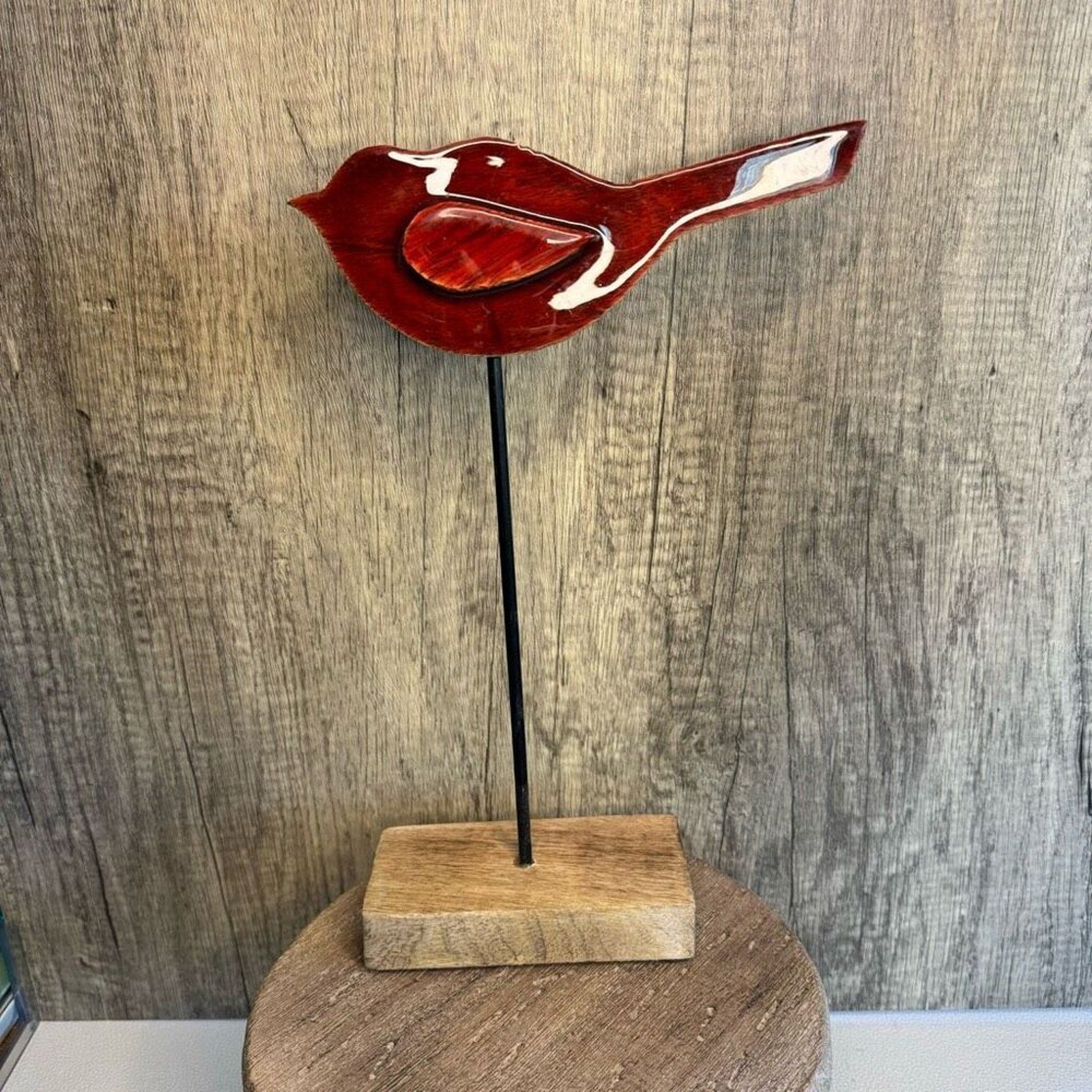 Rustic Wood Bird Decor Home Decor NEW FAST SHIP
