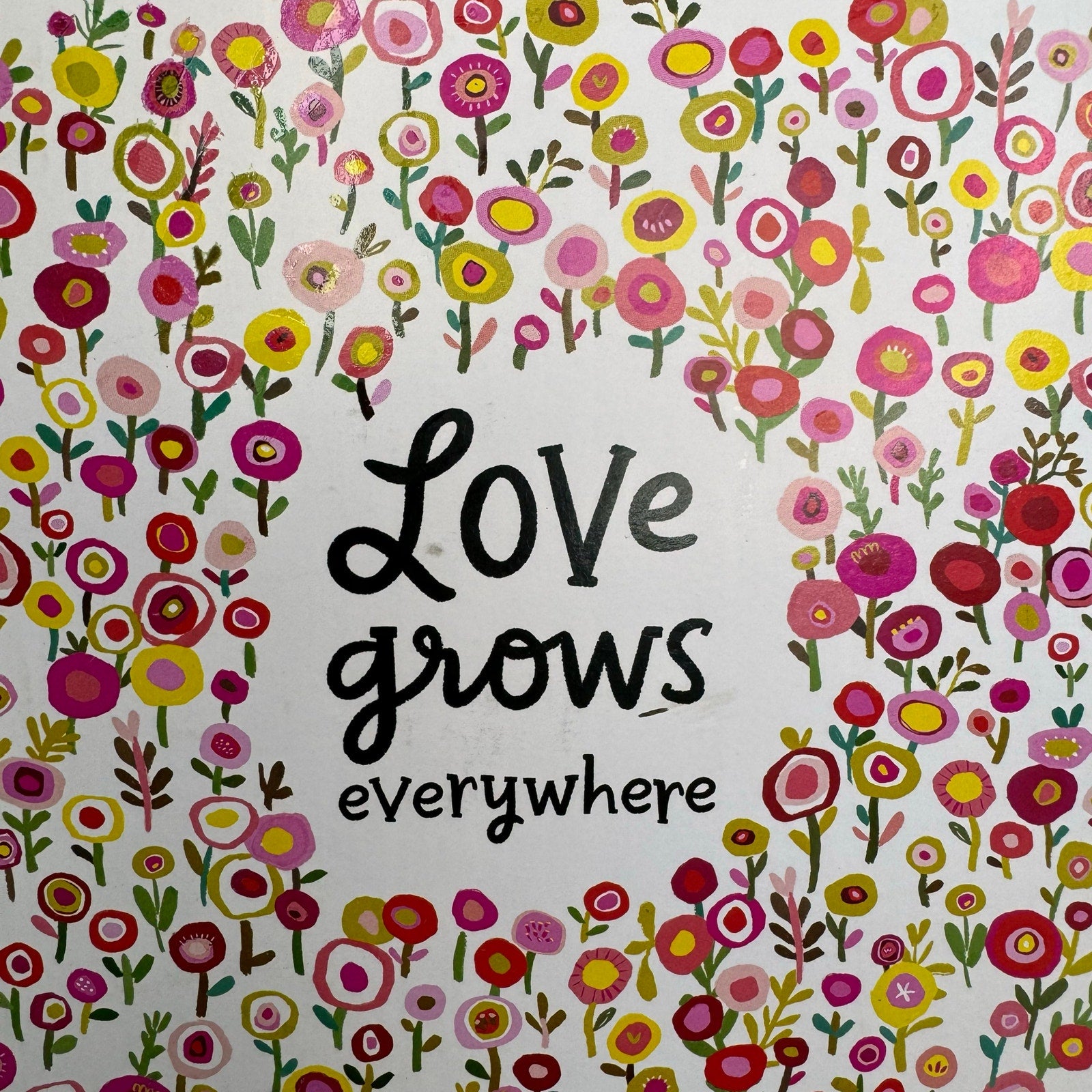 Rustic Home Wood Sign Love Home Decor Flowers Boho Home FAST SHIP NEW