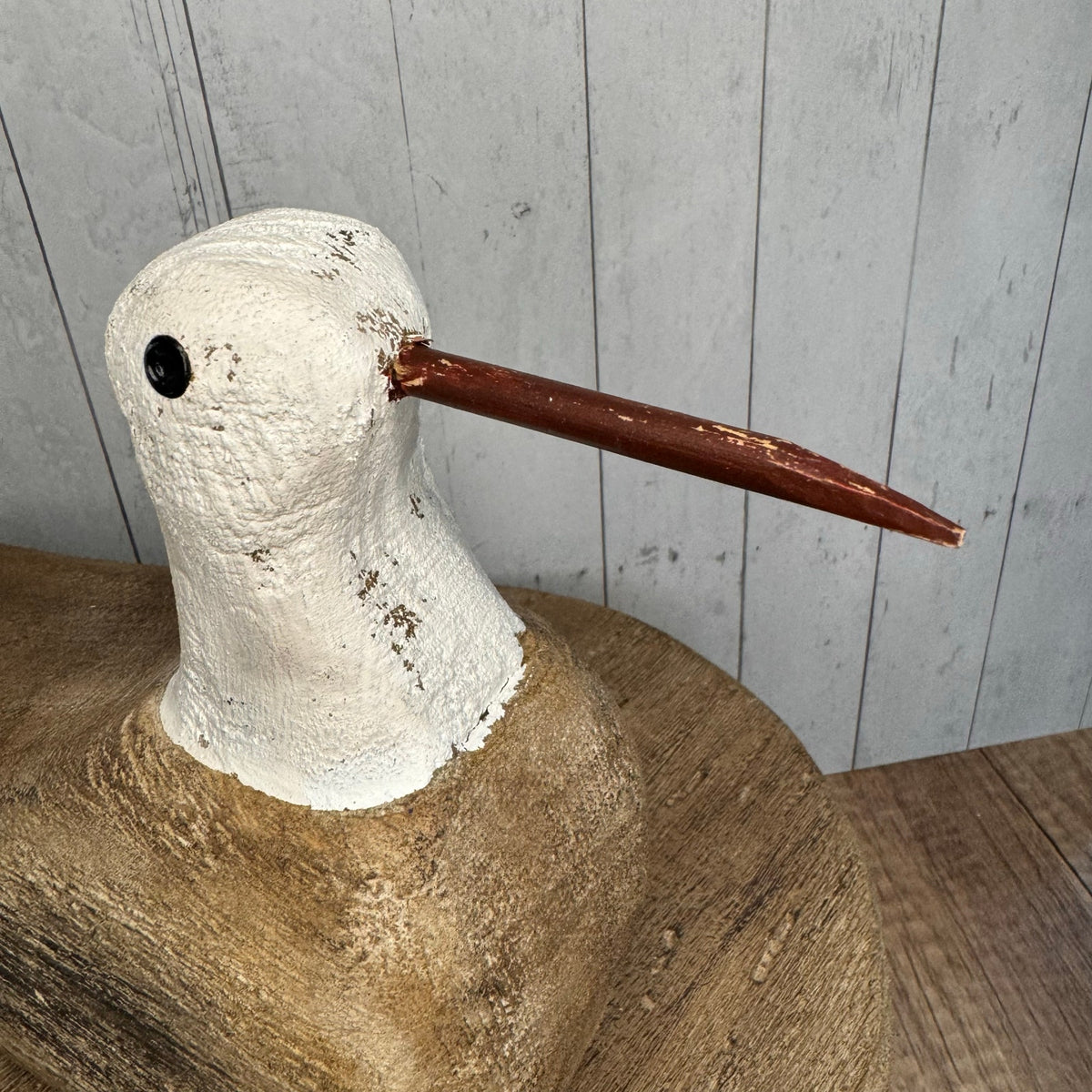 Wood Bird Sitter Sand Piper Home Decor Rustic Art Nature Lover Bird Lover NeW