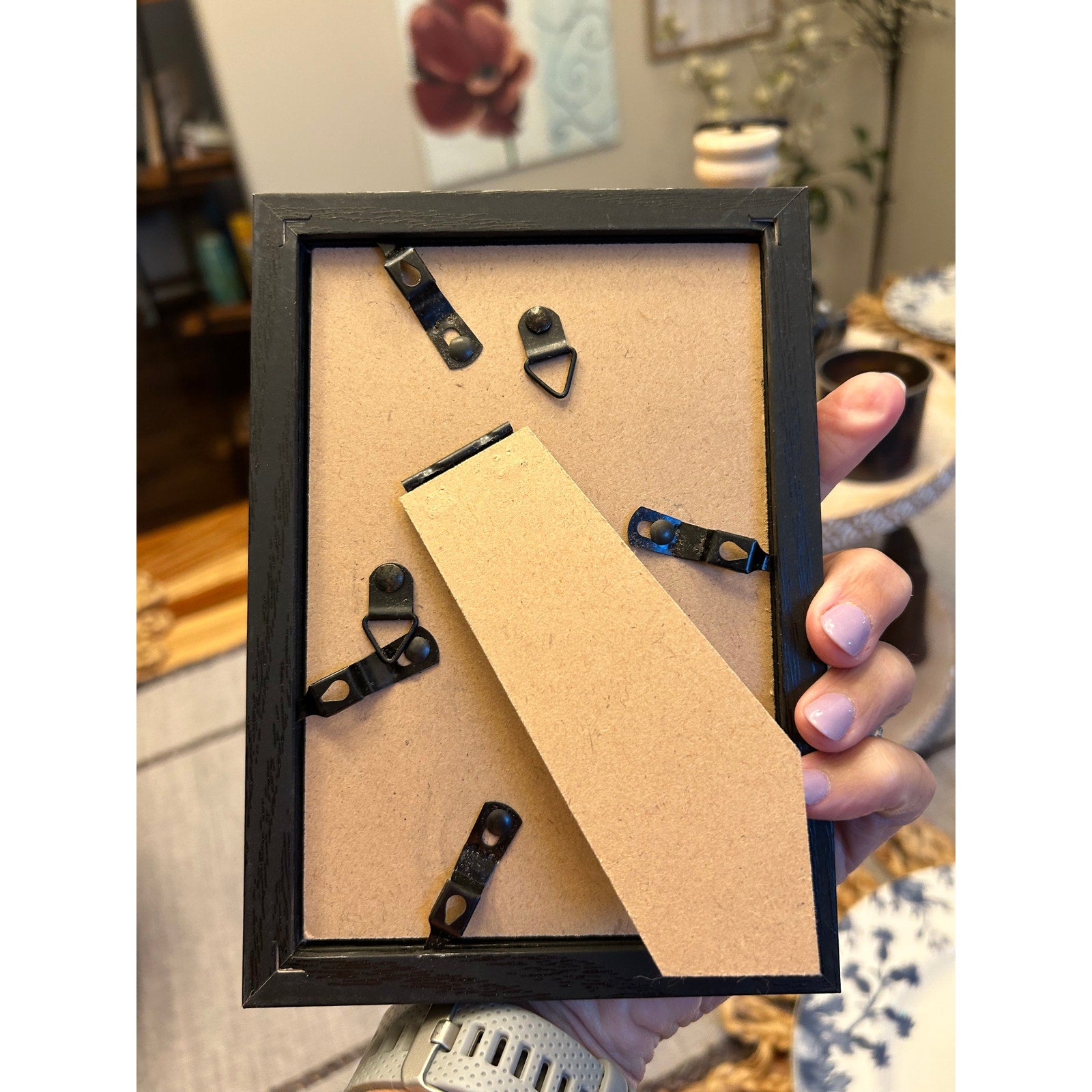 Kitty Cat Cat Mini Picture Frame Original Art Canvas Wall Art Decor Sassafras
