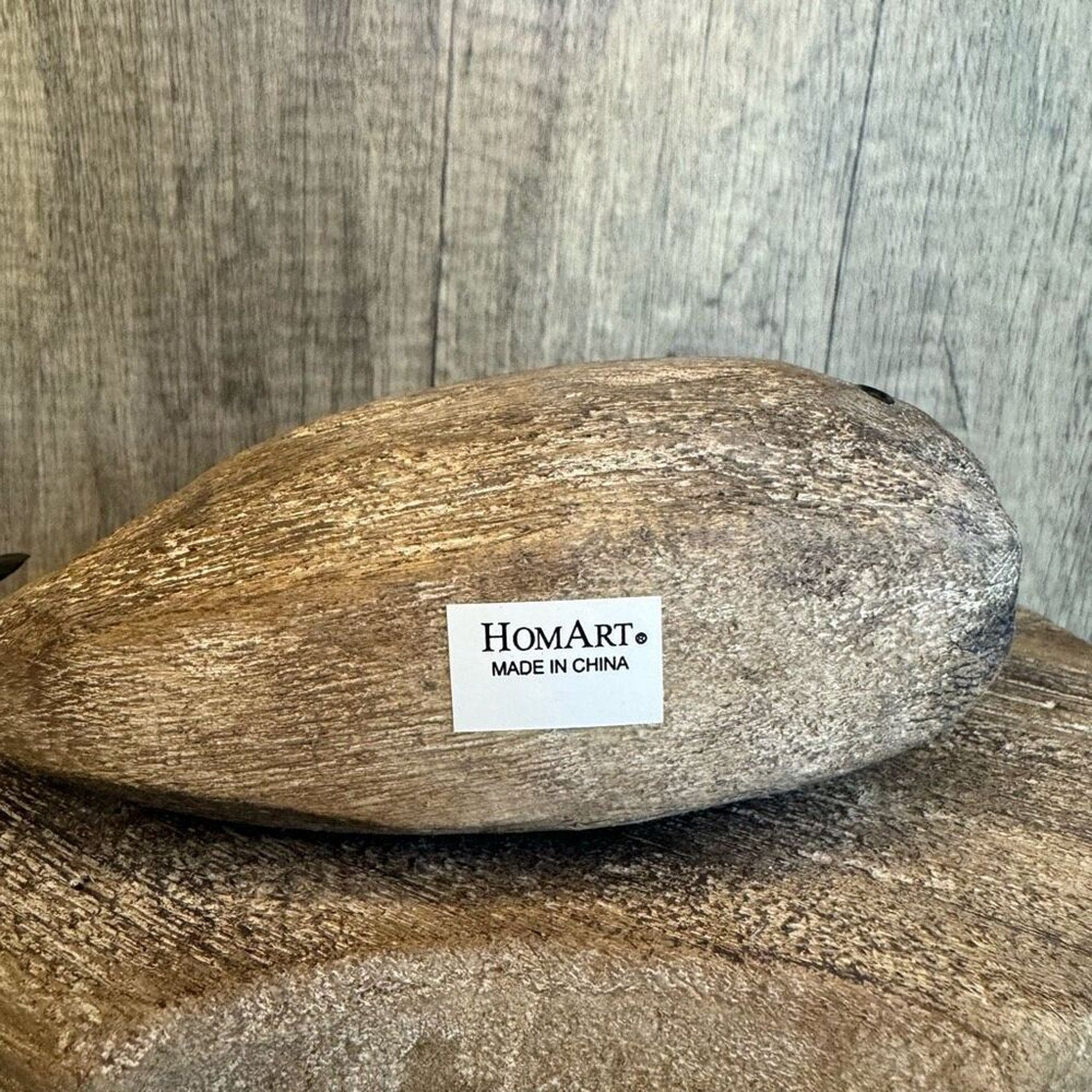 Rustic Mini Whale Sitter Wood Home Decor Beach House FAST SHIP NEW