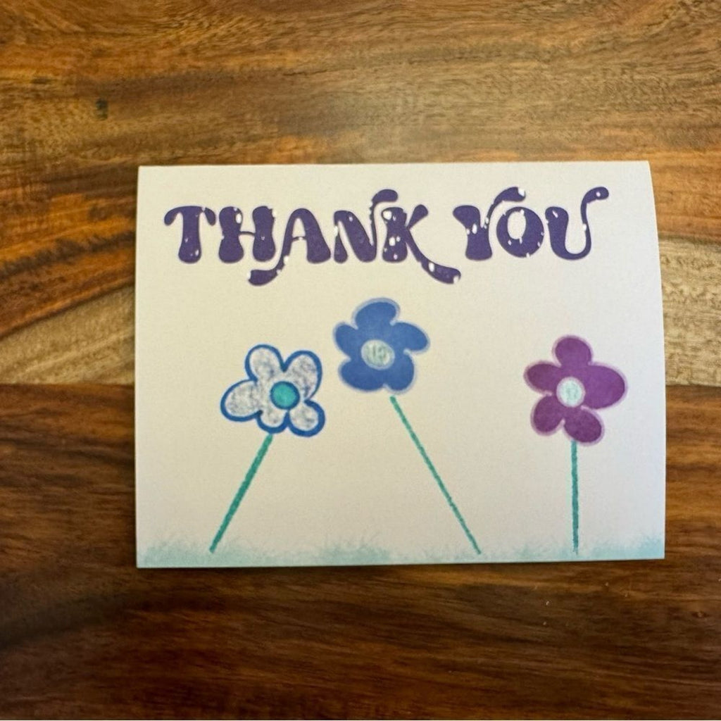 Thank You Cards Greeting Cards Blank Notes for Gift Friends Set of 6 & Envelopes