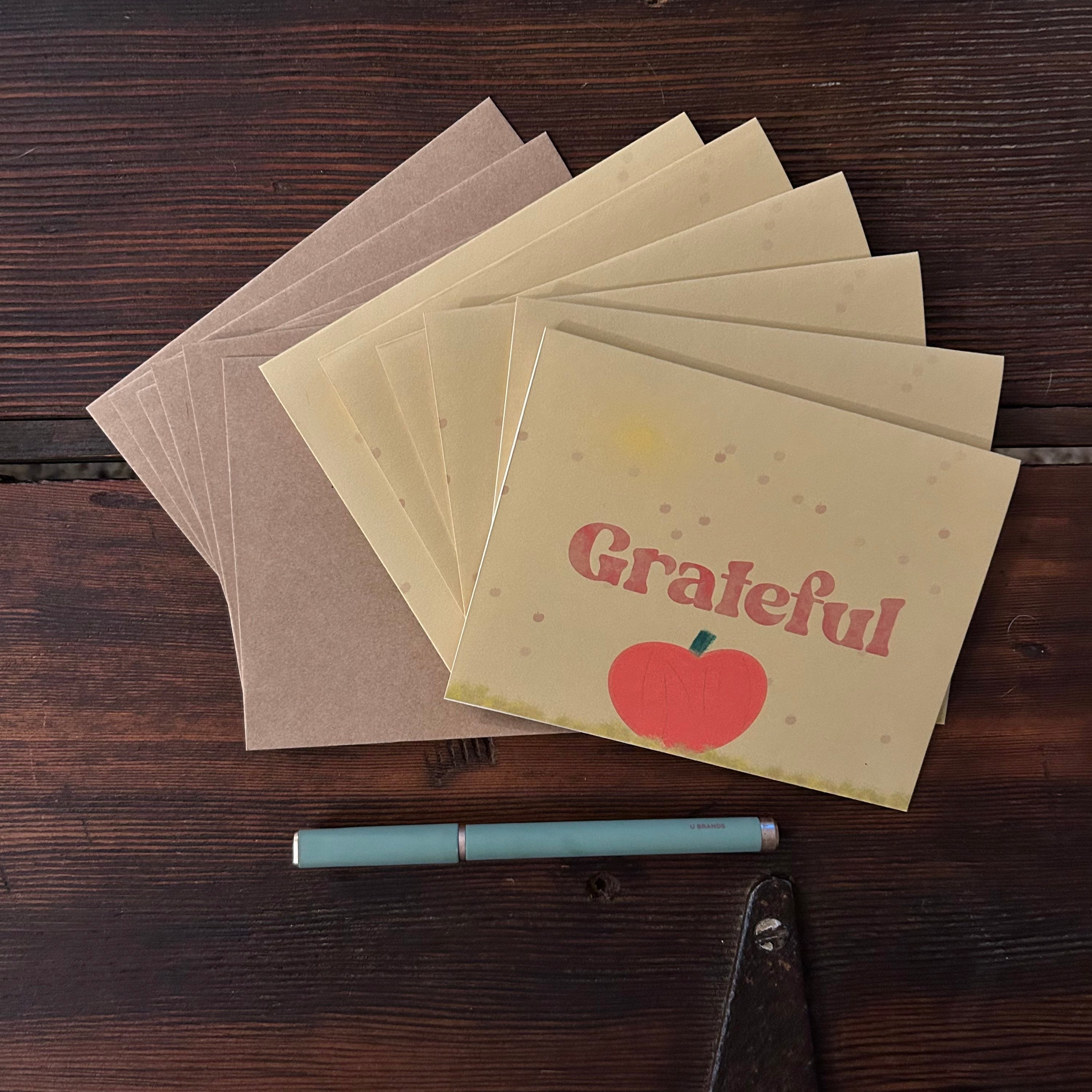 Grateful Greeting Cards Fall Autumn Cards Tablescape Ideas for Thanksgiving image 0
